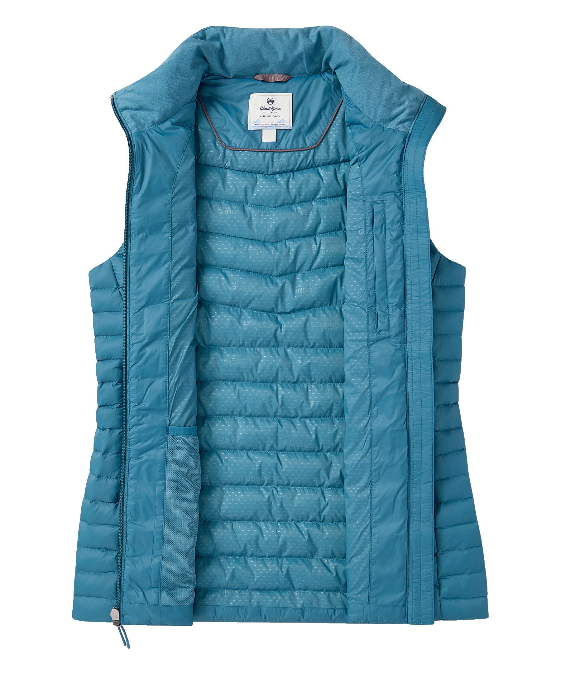 Gilet bouffant avec HD1 et T-MAX pour femmes, Charge, WindRiver