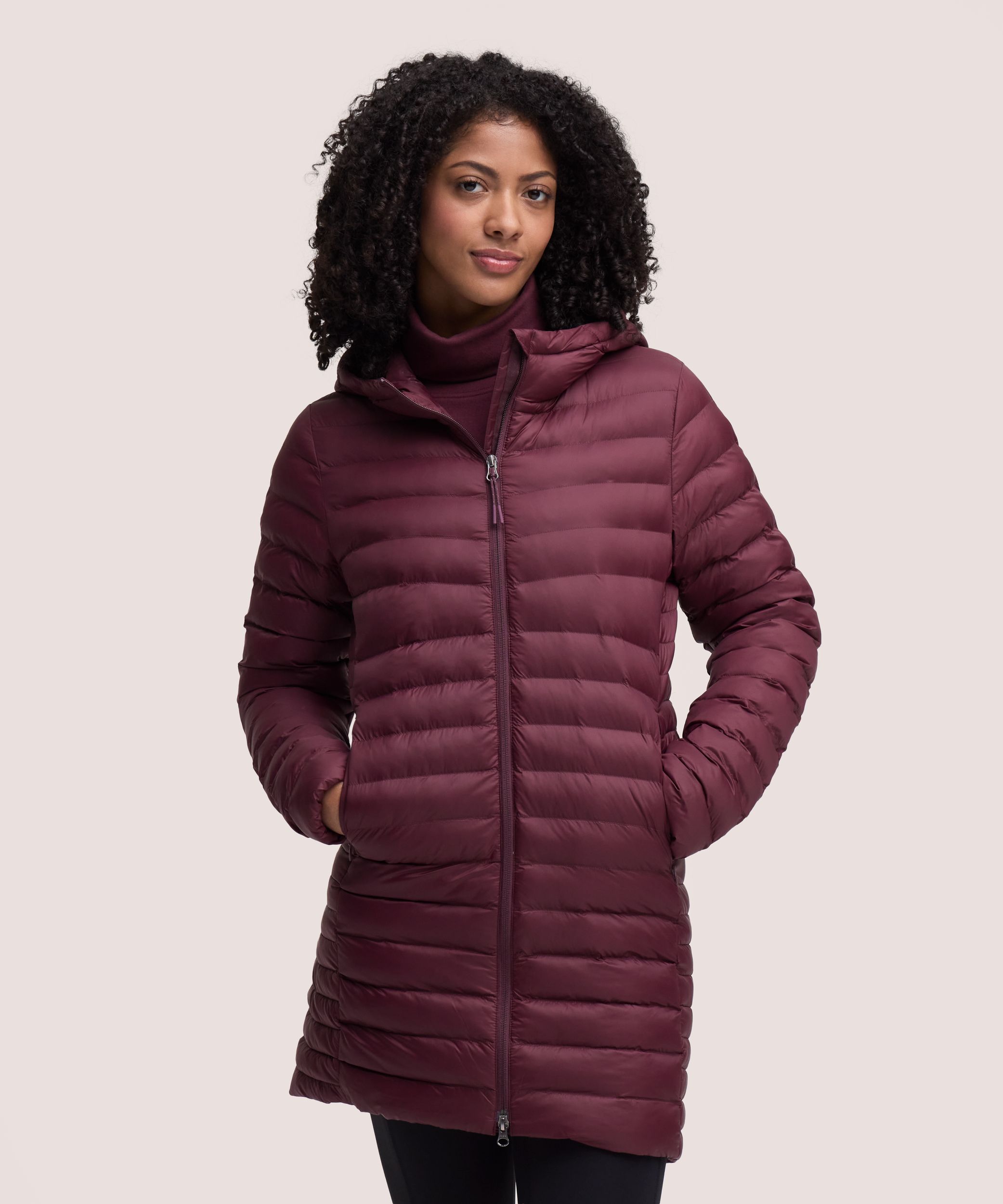 Veste bouffante longue avec HD1 et T-MAX Charge pour femmes, WindRiver