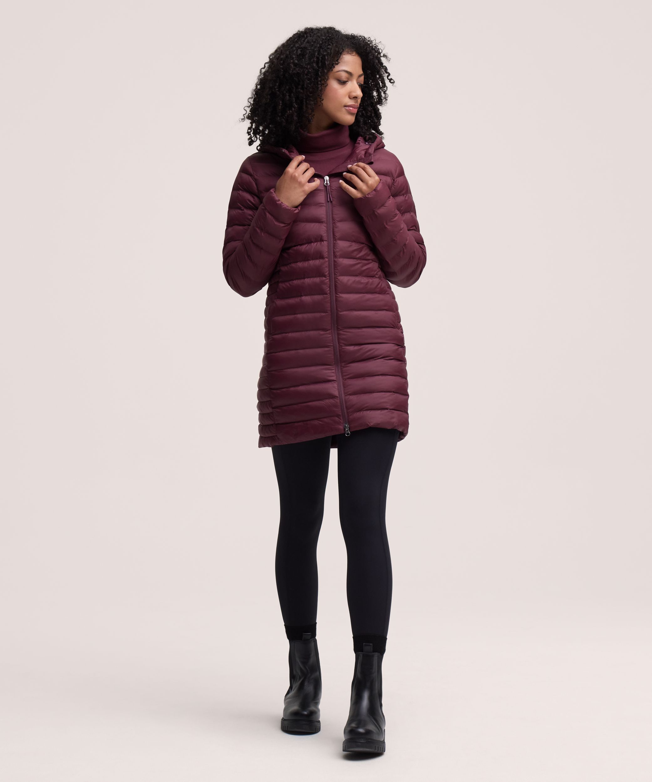 Veste bouffante longue avec HD1 et T-MAX Charge pour femmes, WindRiver