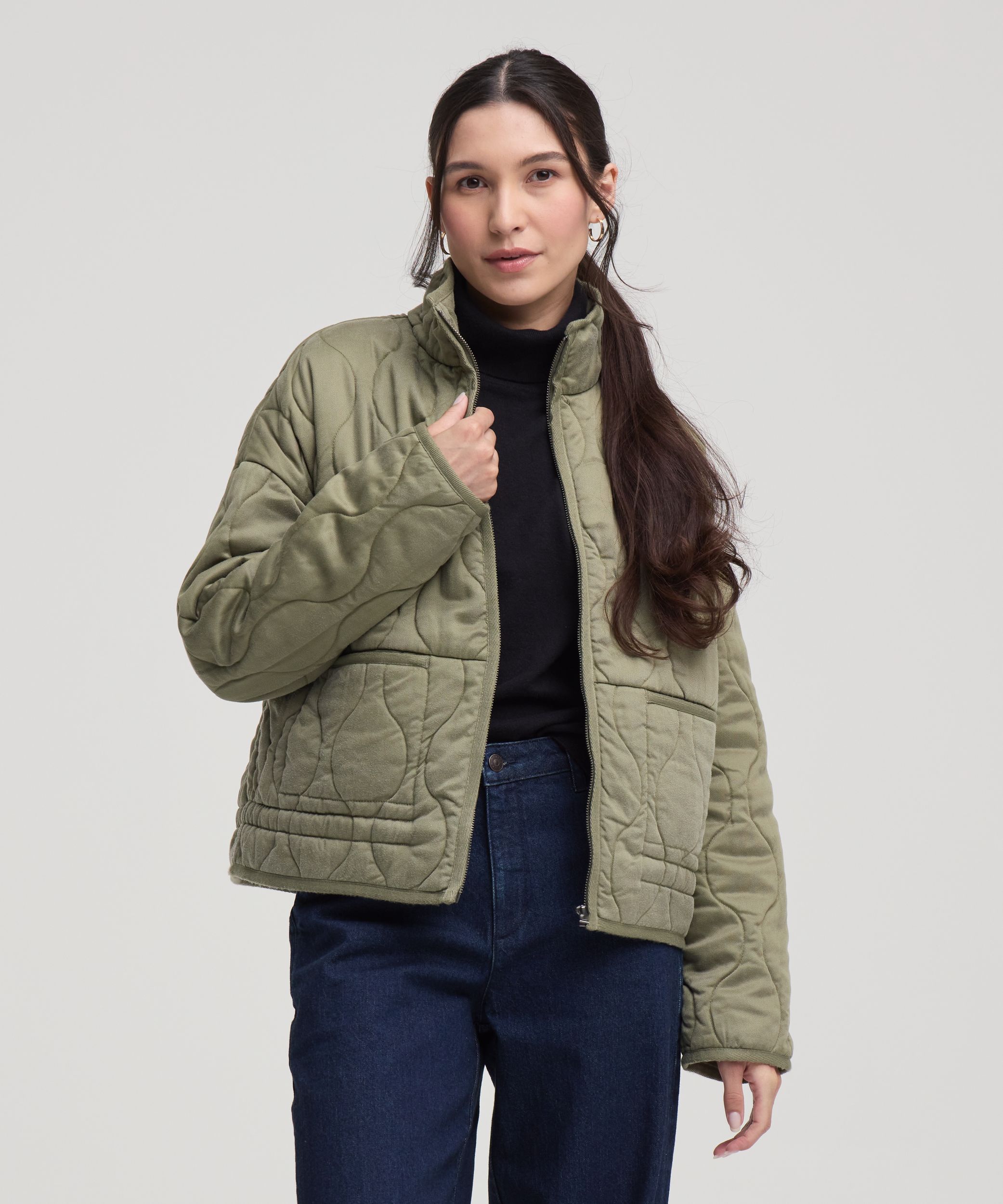 Denver Hayes Women's Casual Quilted Jacket