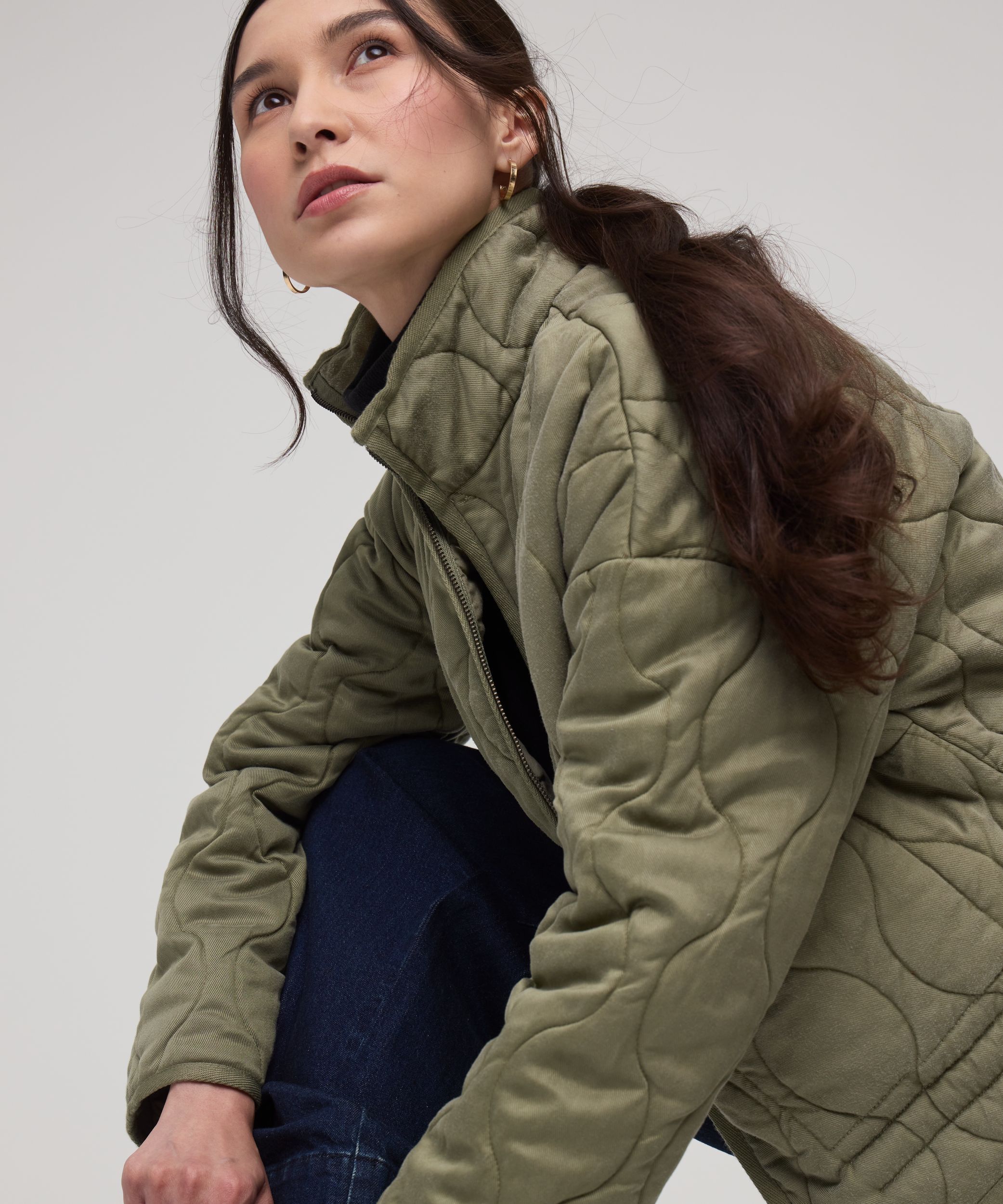 Denver Hayes Women's Casual Quilted Jacket