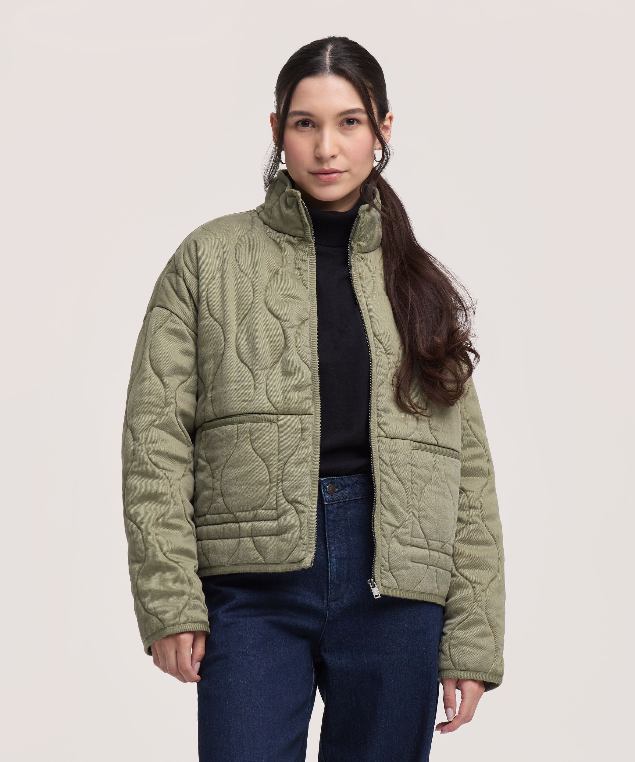 Denver Hayes Women's Casual Quilted Jacket