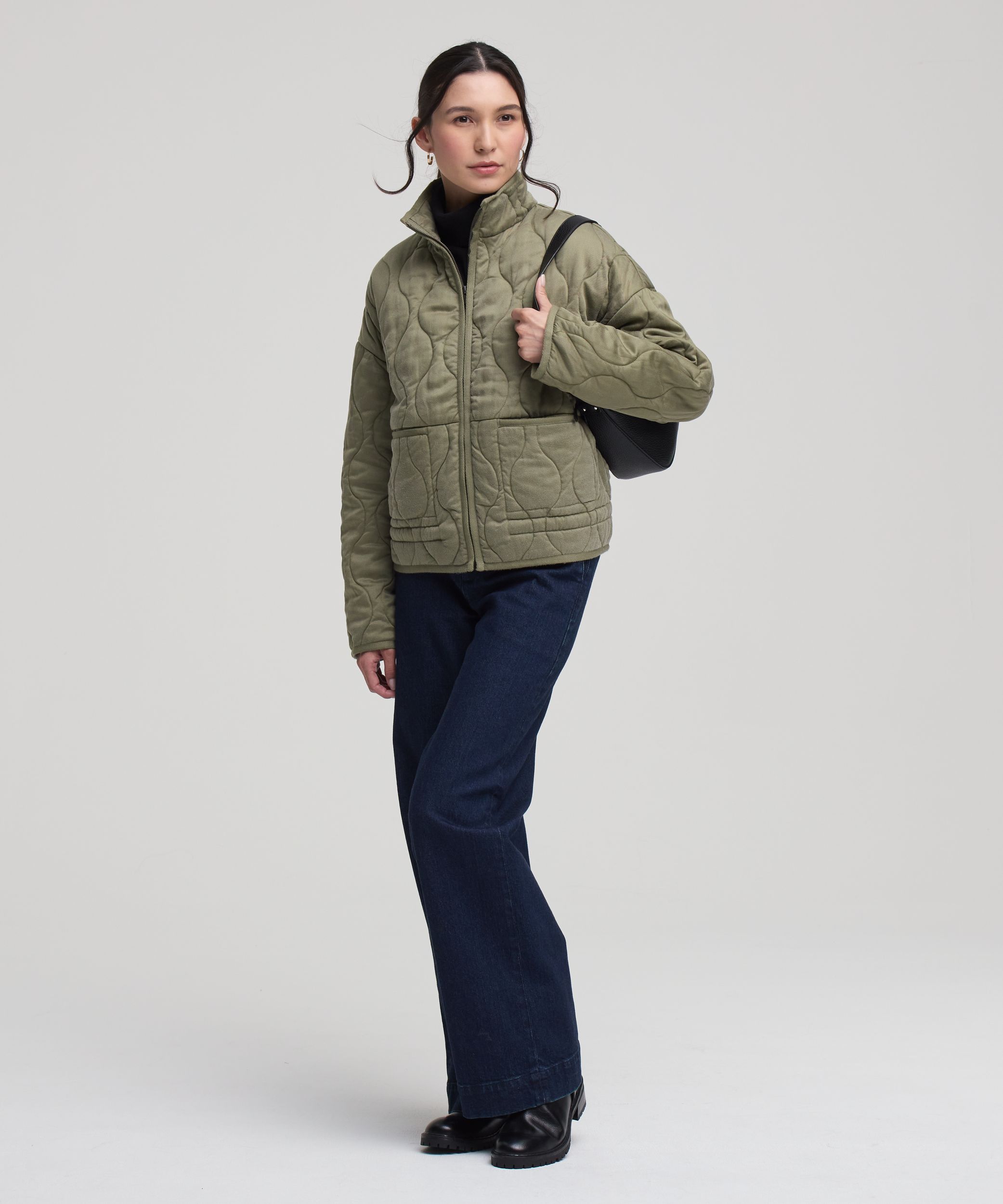 Denver Hayes Women's Casual Quilted Jacket