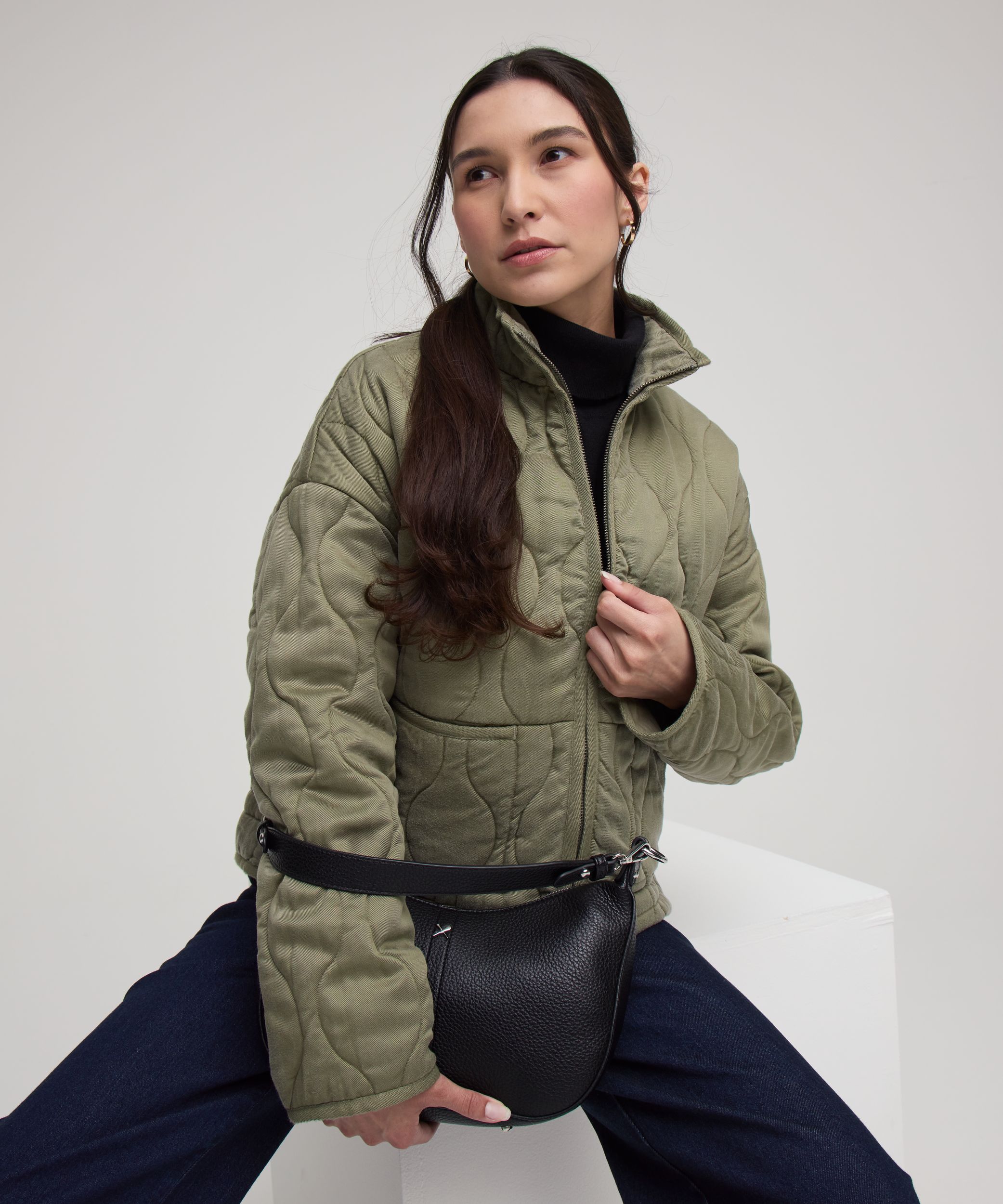 Denver Hayes Women's Casual Quilted Jacket