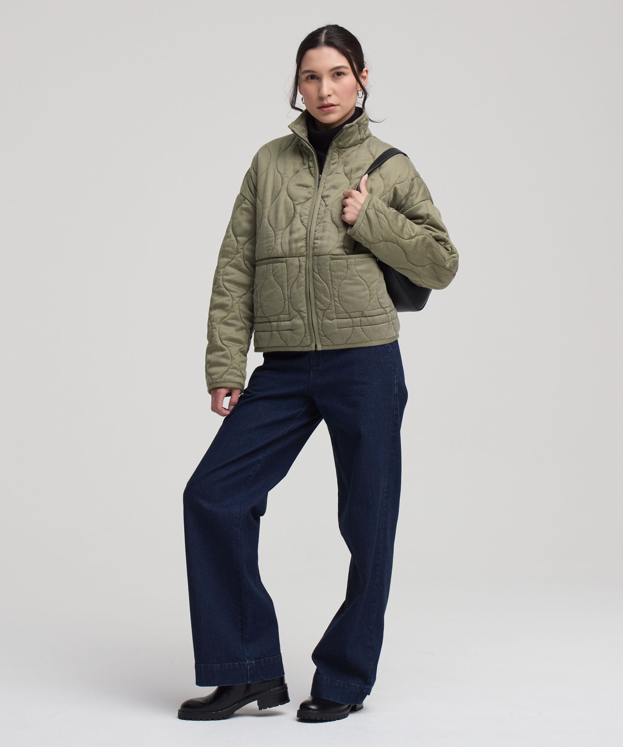 Denver Hayes Women's Casual Quilted Jacket