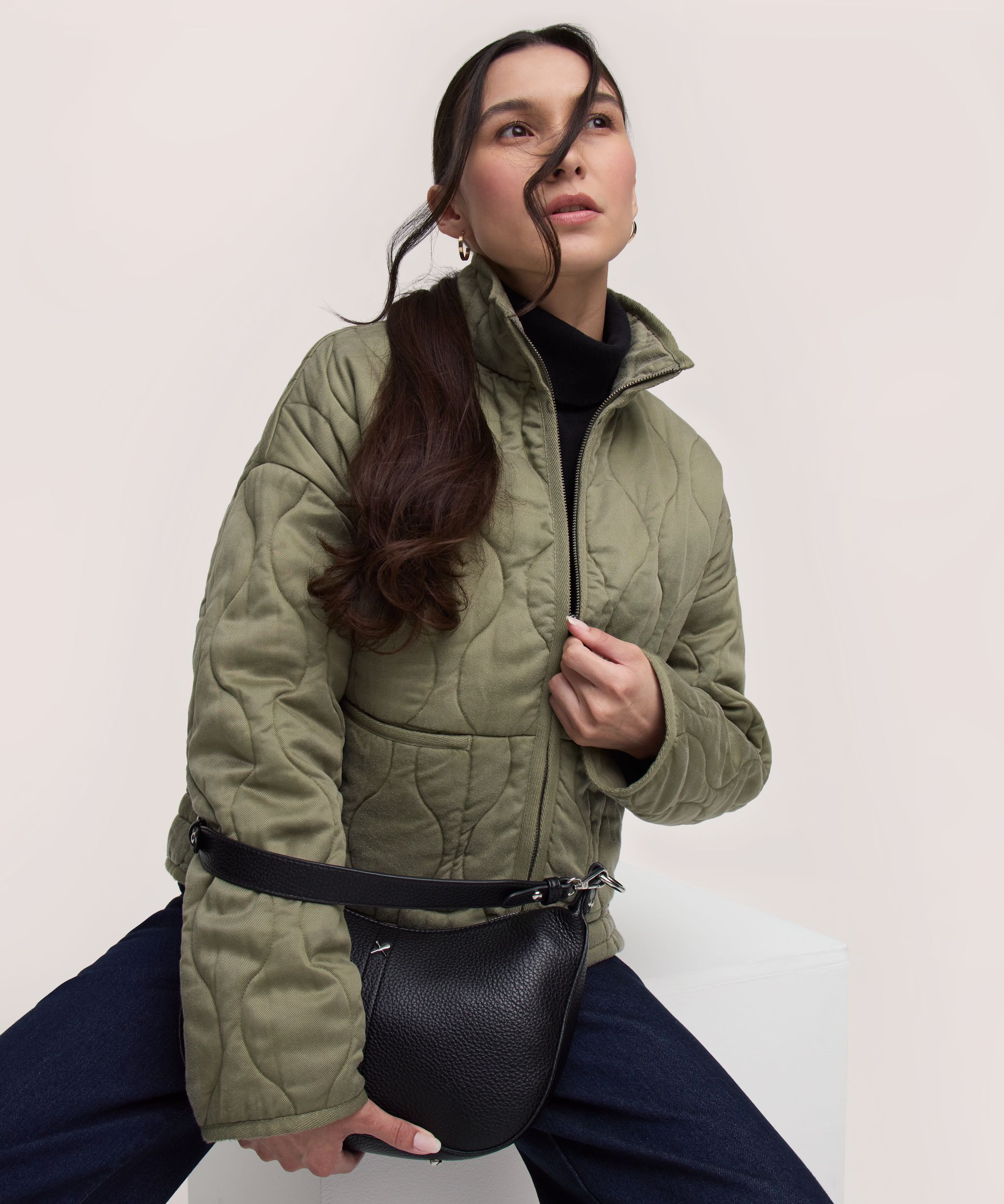 Denver Hayes Women's Casual Quilted Jacket