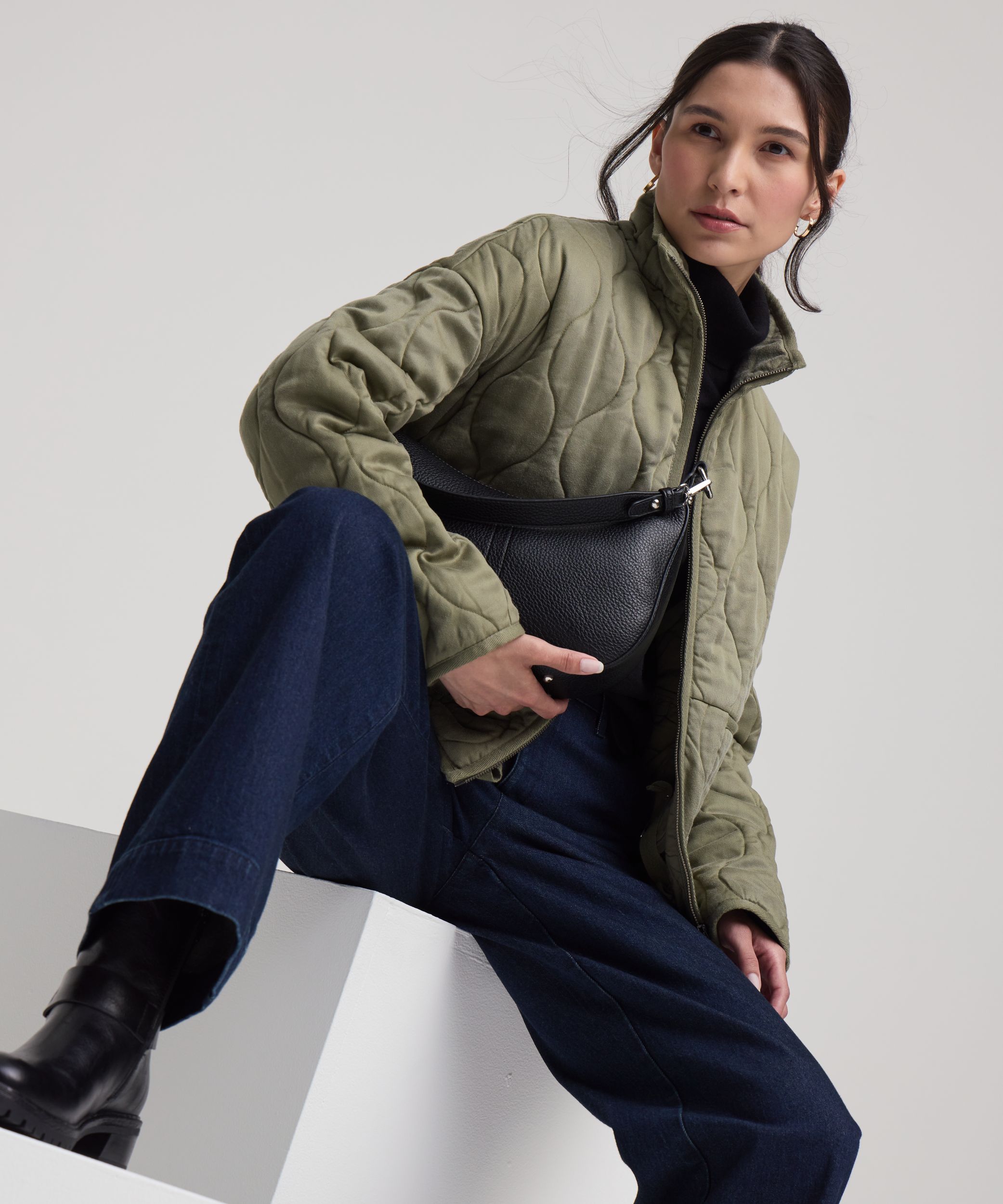 Denver Hayes Women's Casual Quilted Jacket