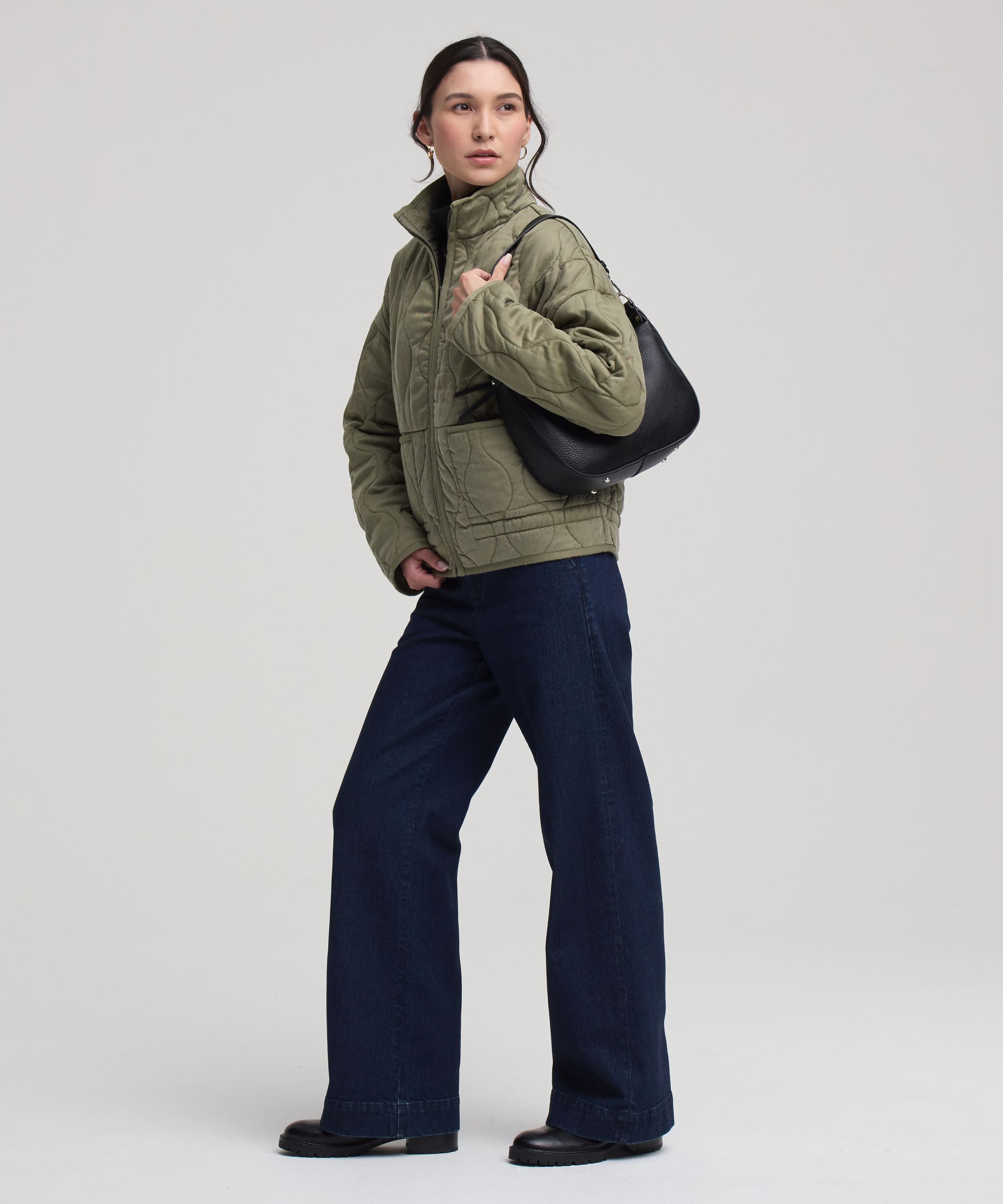 Denver Hayes Women's Casual Quilted Jacket