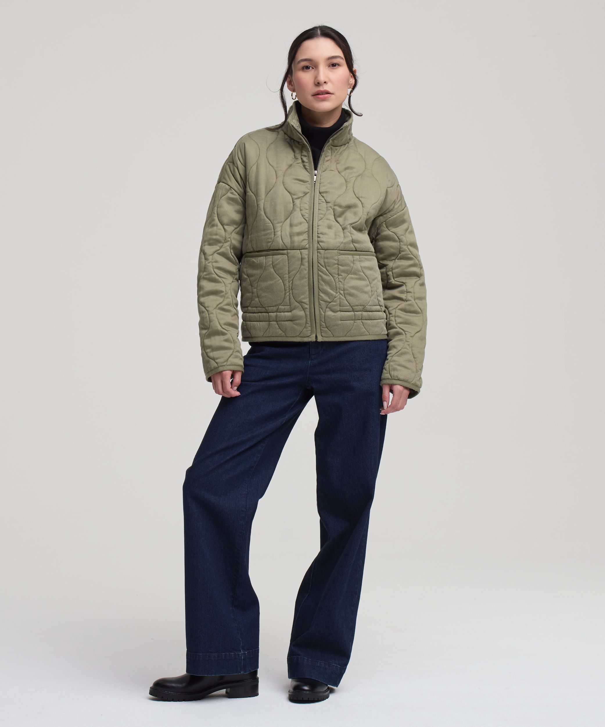 Denver Hayes Women's Casual Quilted Jacket