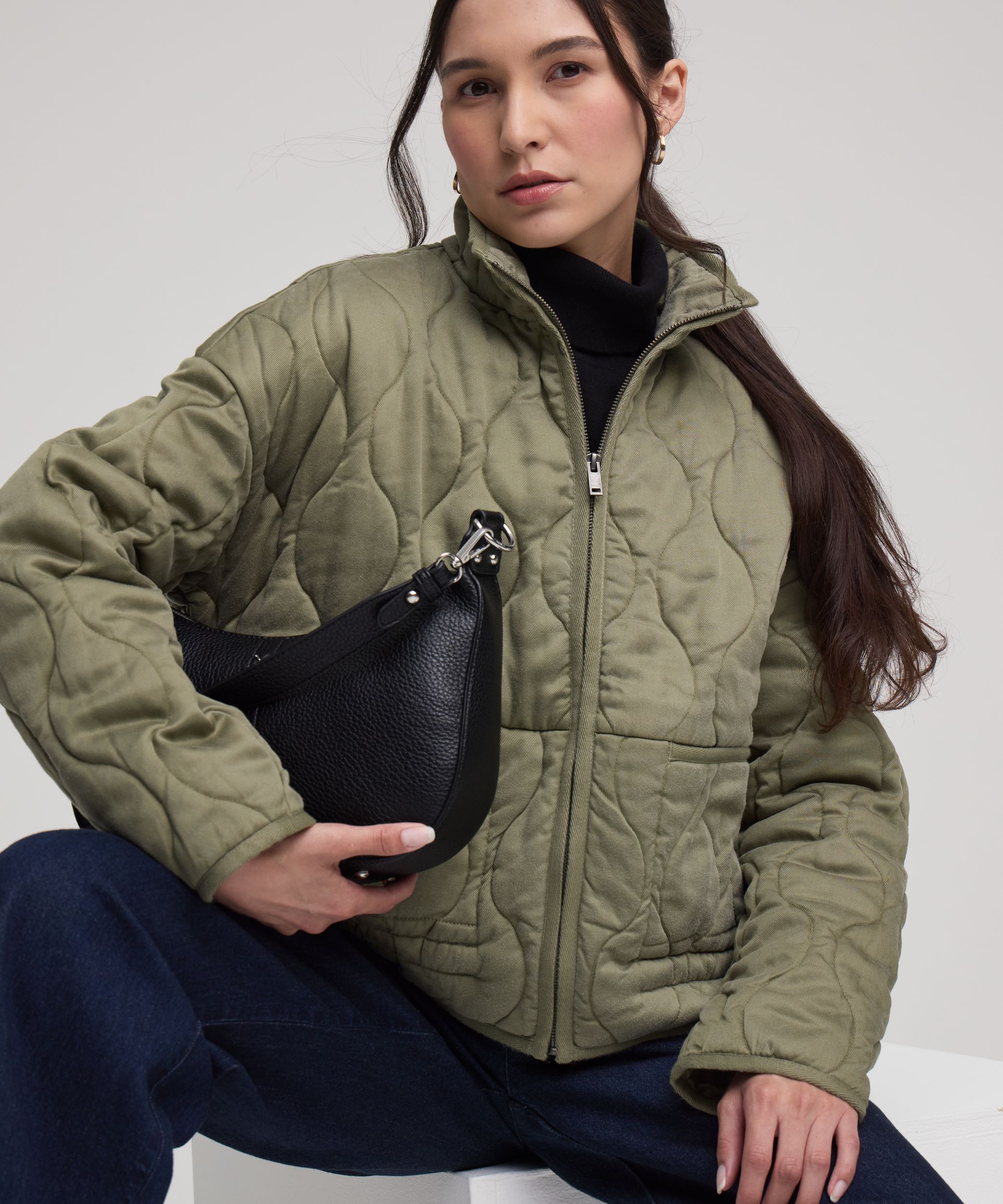 Denver Hayes Women's Casual Quilted Jacket