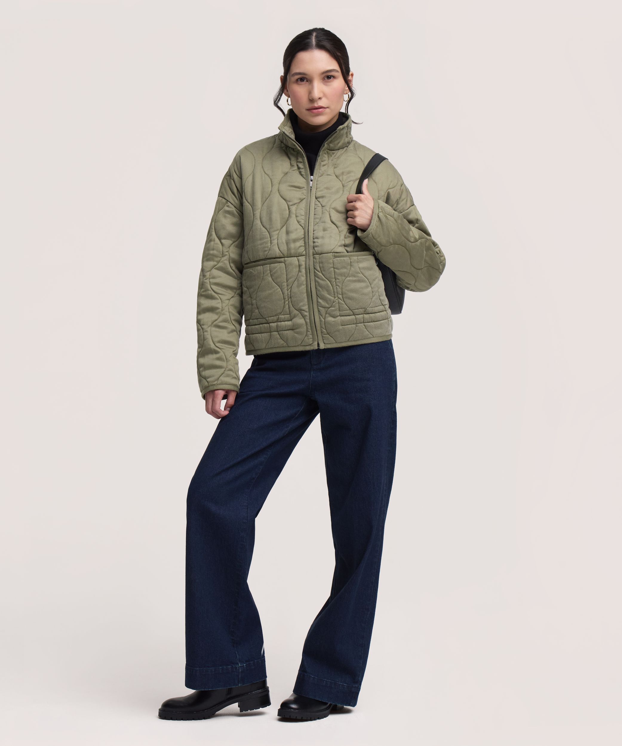 Denver Hayes Women's Casual Quilted Jacket