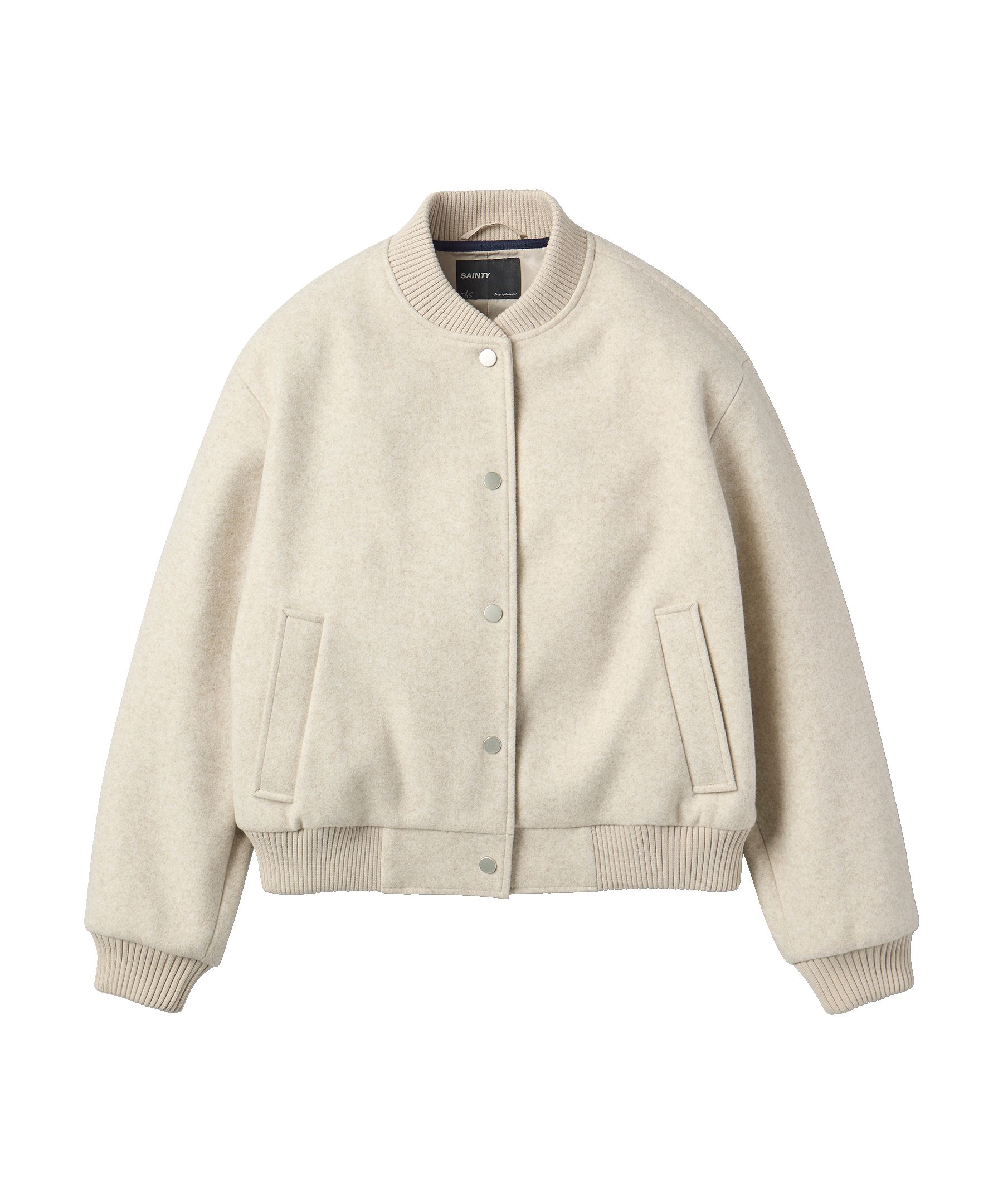 Blouson aviateur en fausse laine pour femmes, Denver Hayes