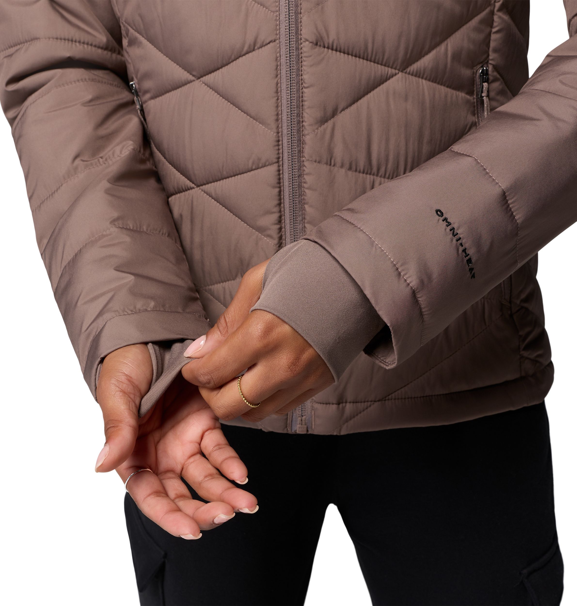 Columbia Women's Heavenly Omni-Heat Reflective Hooded Puffer Jacket