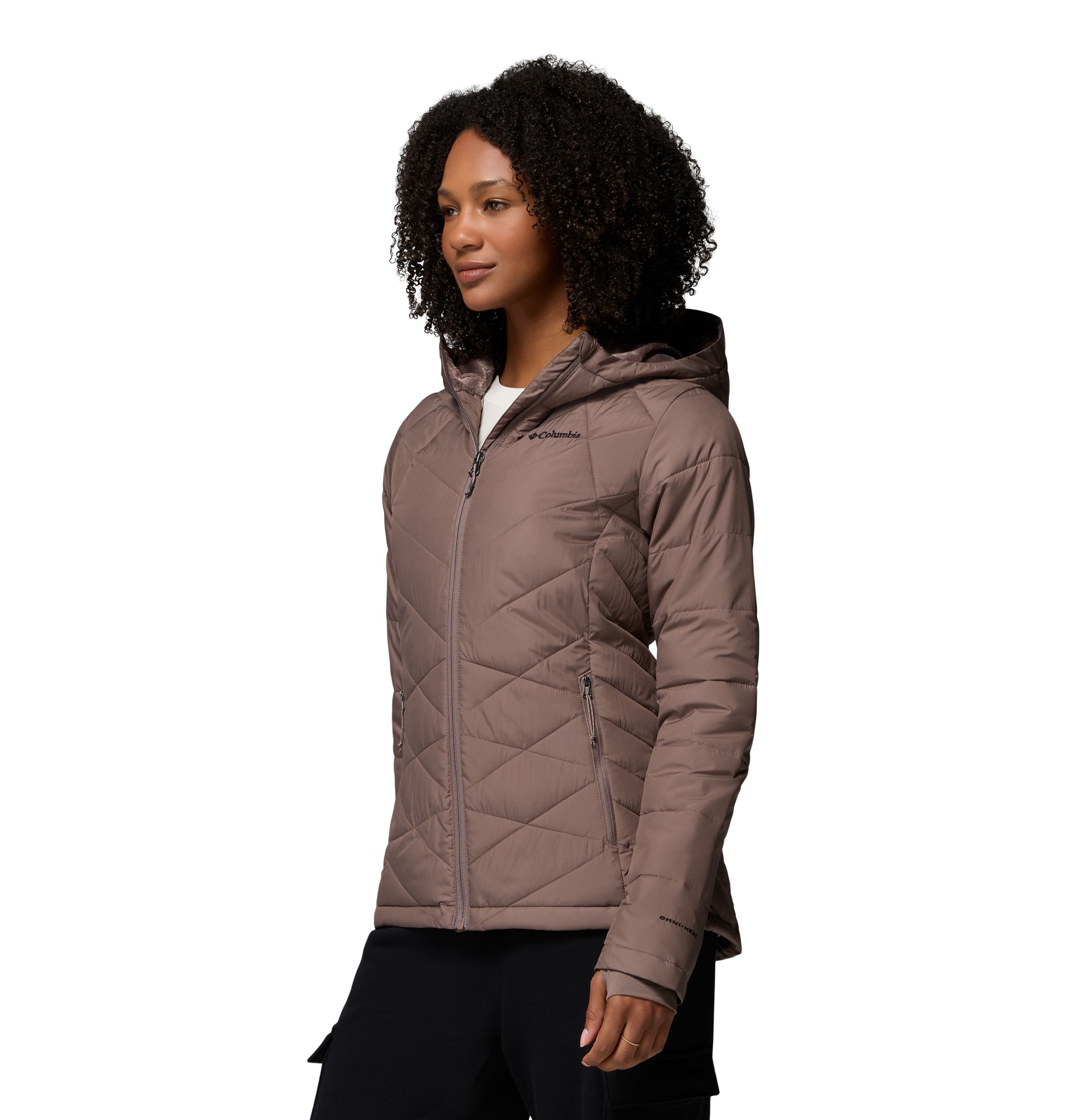Columbia Women's Heavenly Omni-Heat Reflective Hooded Puffer Jacket