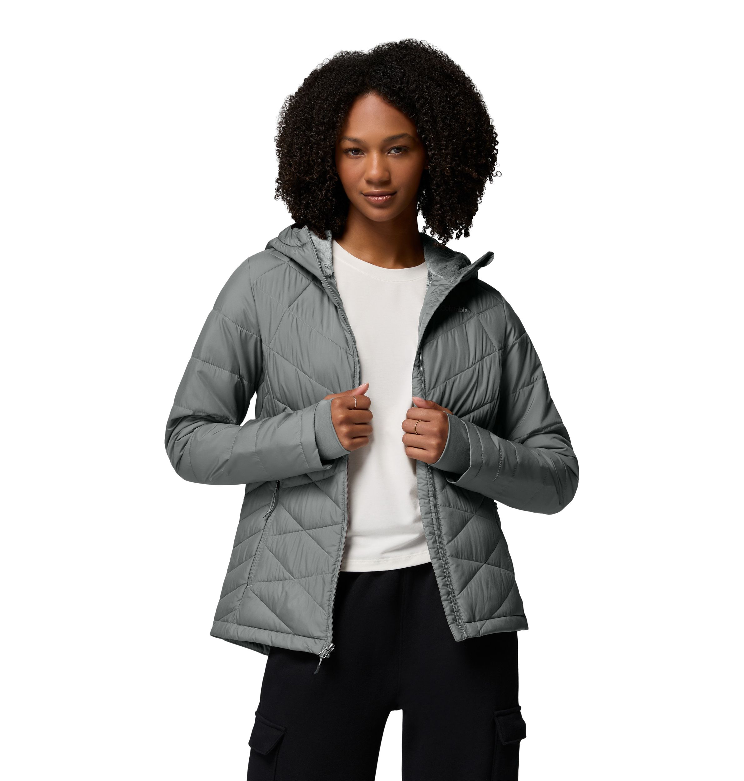 Veste bouffante à capuche Omni-Heat Reflective pour femmes, Heavenly, Columbia