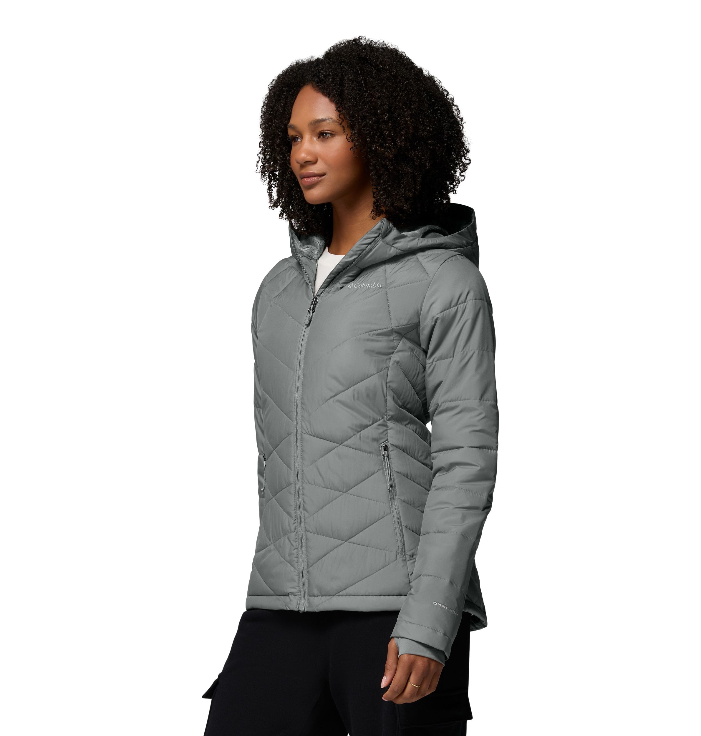 Veste bouffante à capuche Omni-Heat Reflective pour femmes, Heavenly, Columbia