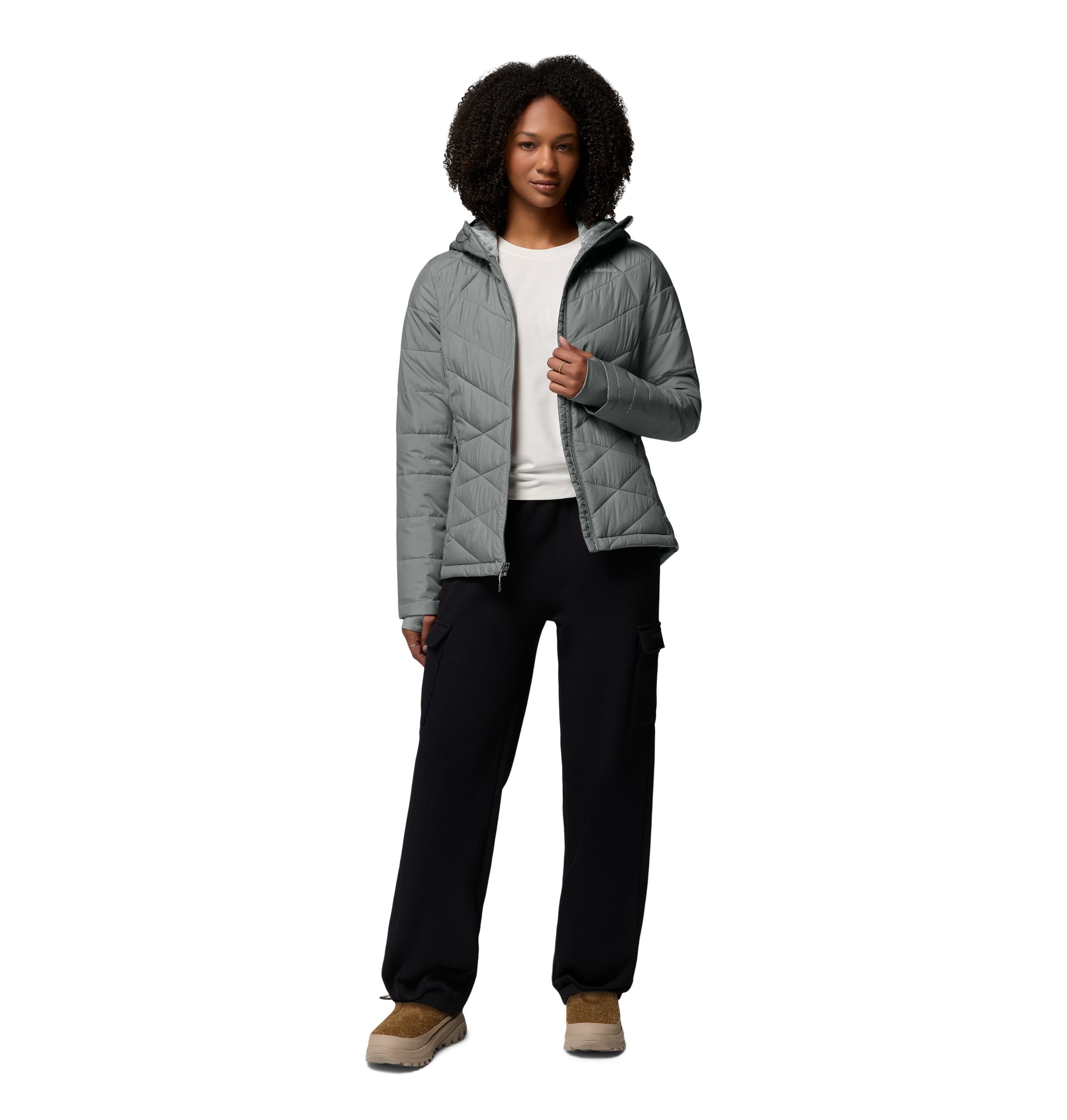 Veste bouffante à capuche Omni-Heat Reflective pour femmes, Heavenly, Columbia