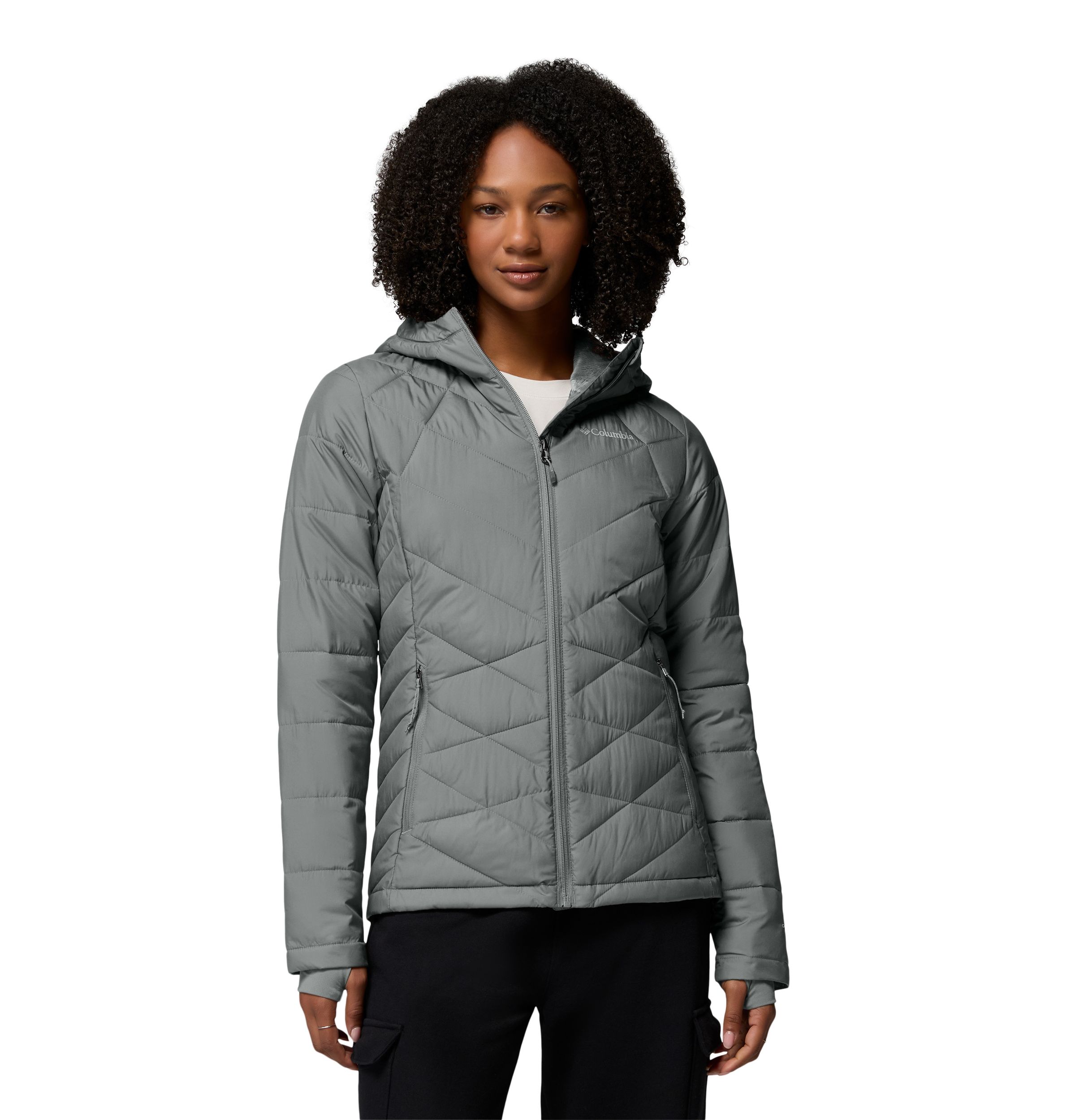 Veste bouffante à capuche Omni-Heat Reflective pour femmes, Heavenly, Columbia