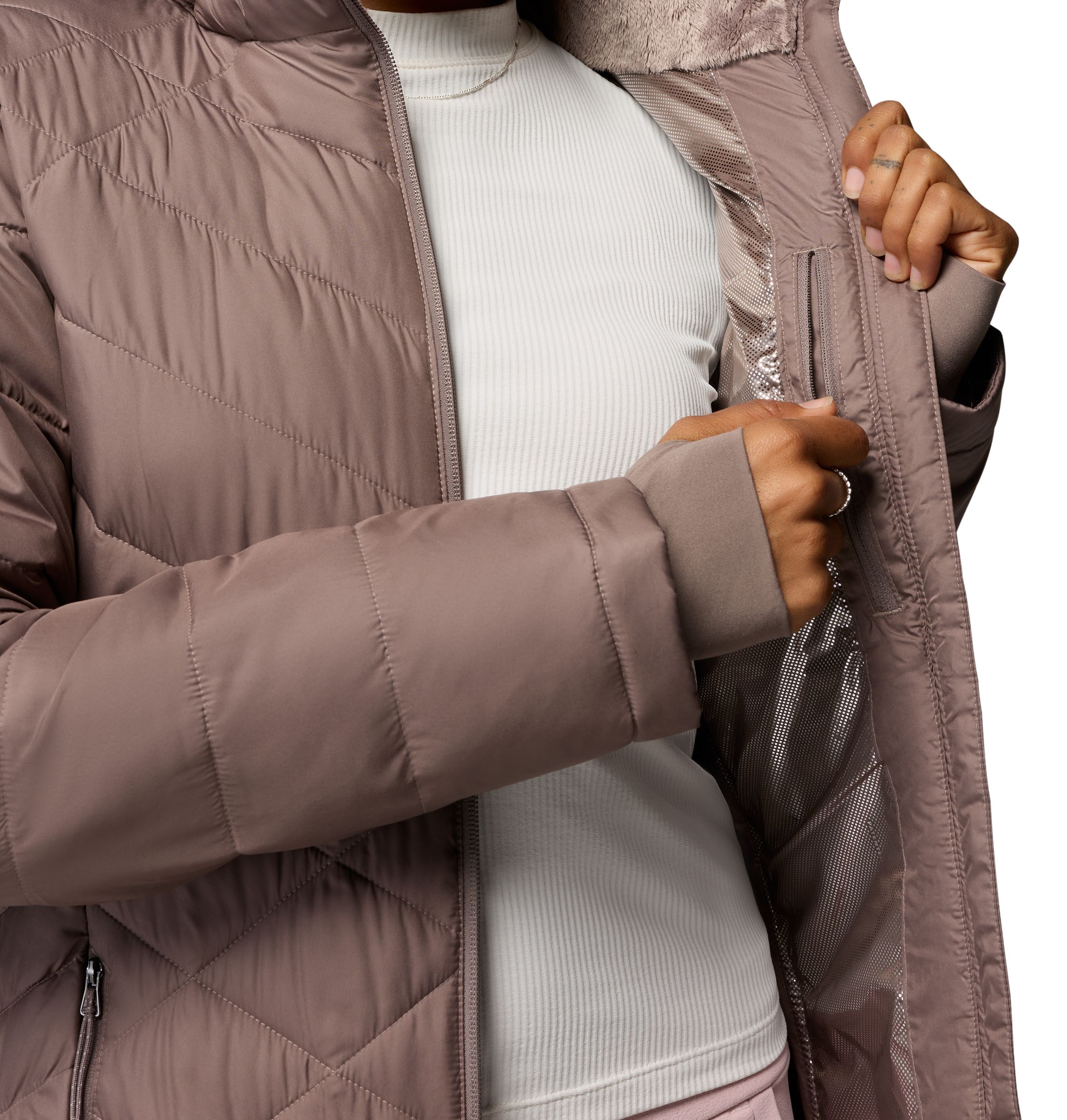 Columbia Women's Heavenly Long Hooded Jacket