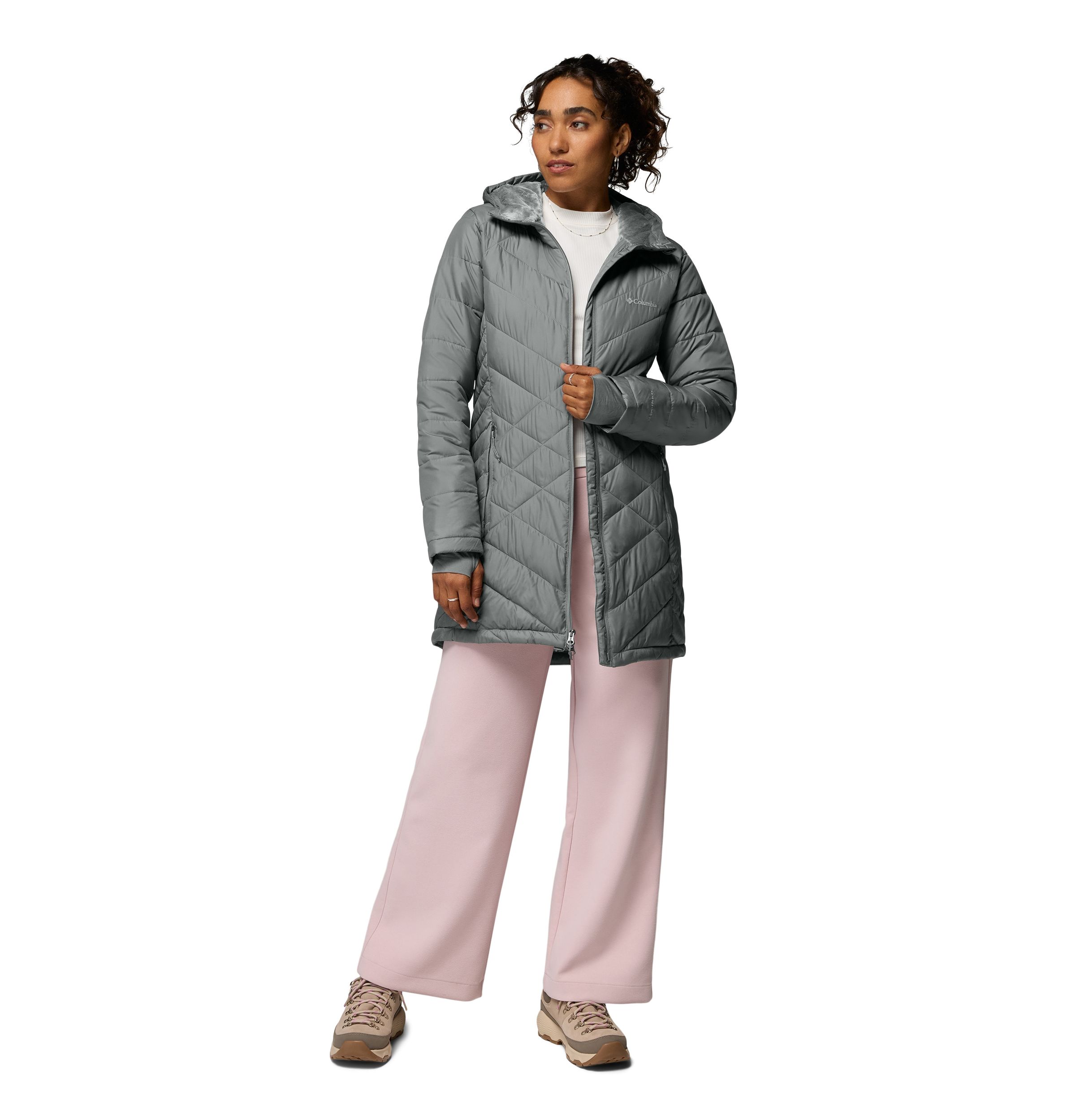 Manteau long à capuche pour femmes, Heavenly, Columbia