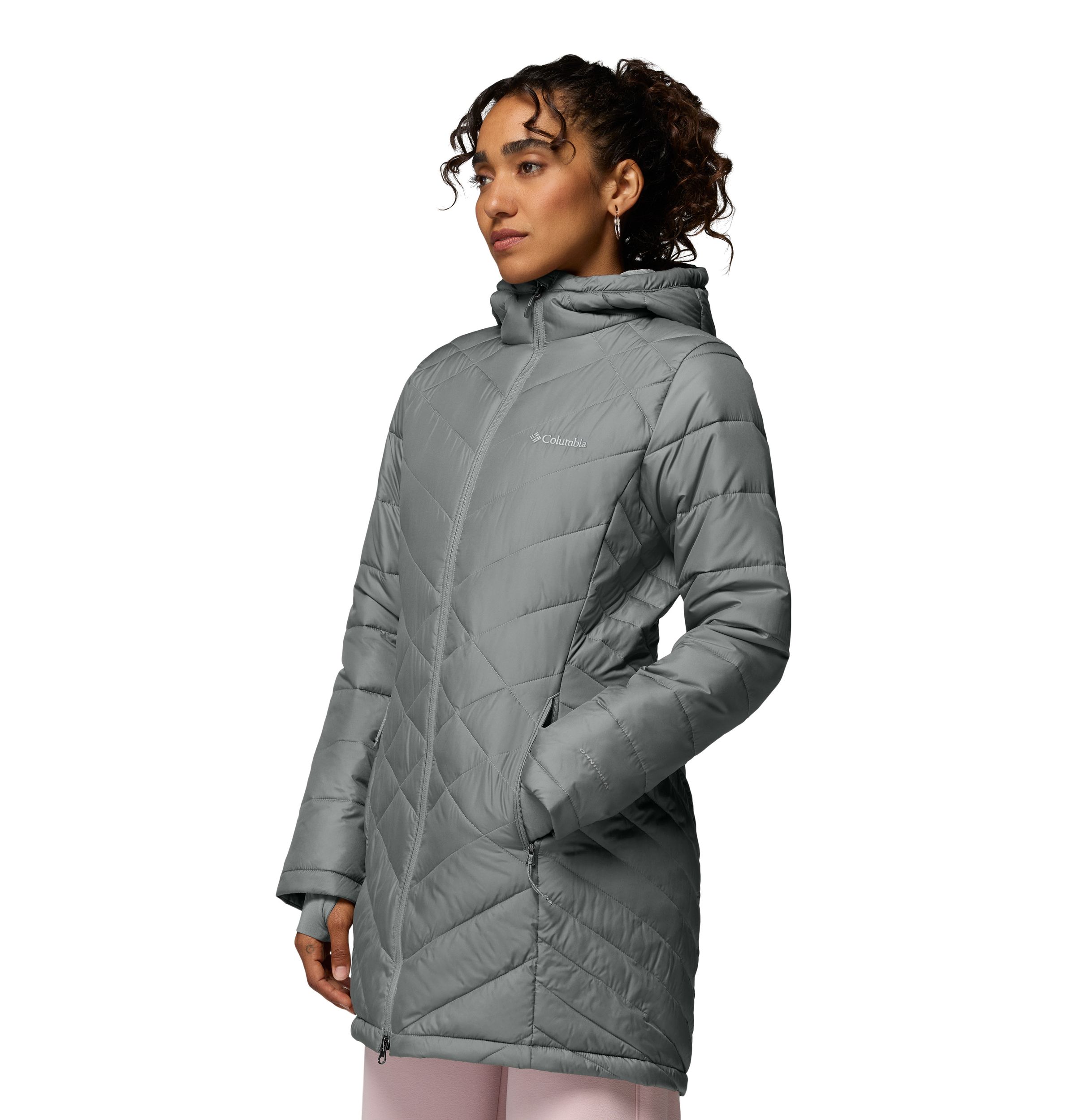 Manteau long à capuche pour femmes, Heavenly, Columbia