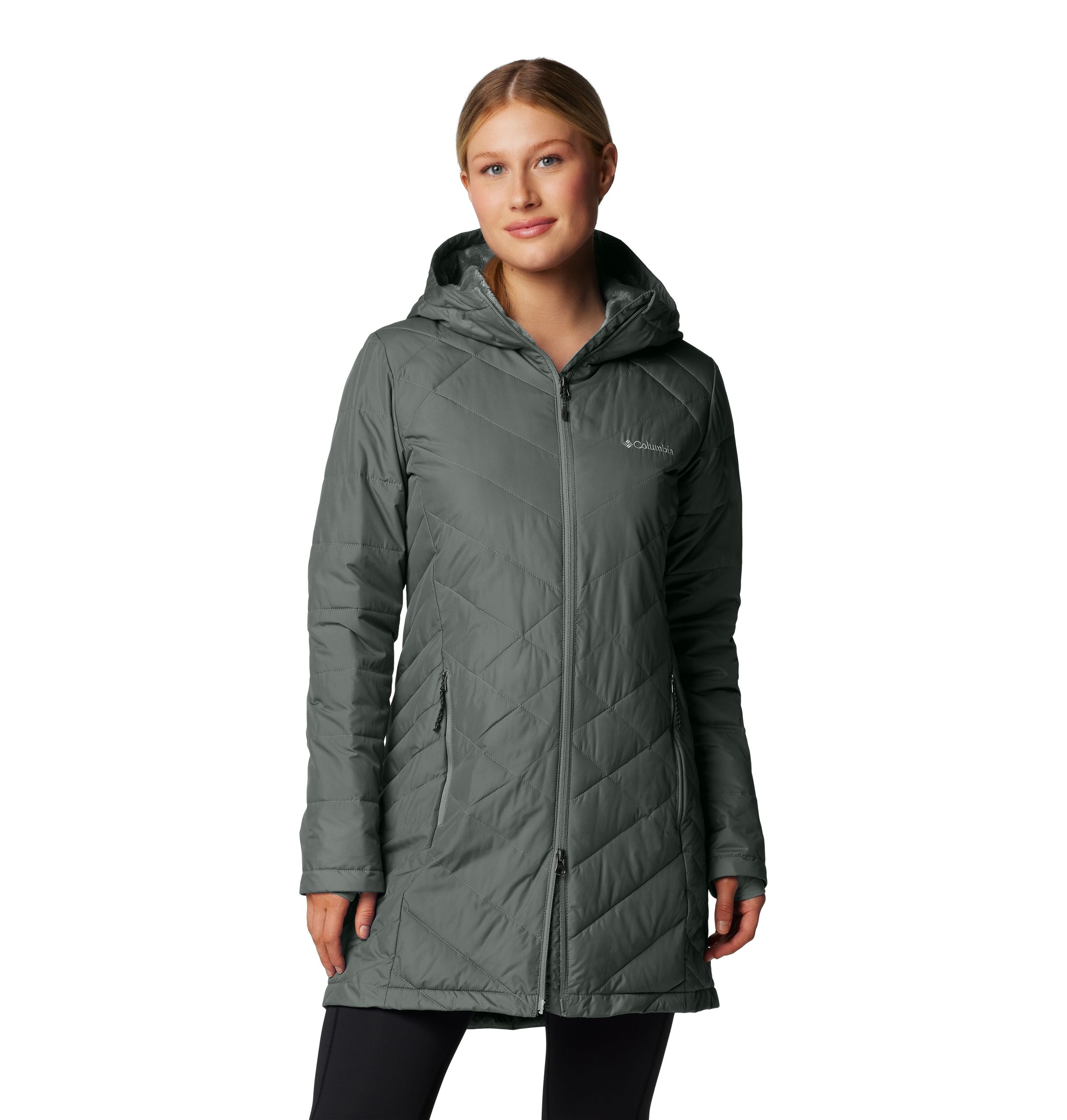 Manteau long à capuche pour femmes, Heavenly, Columbia
