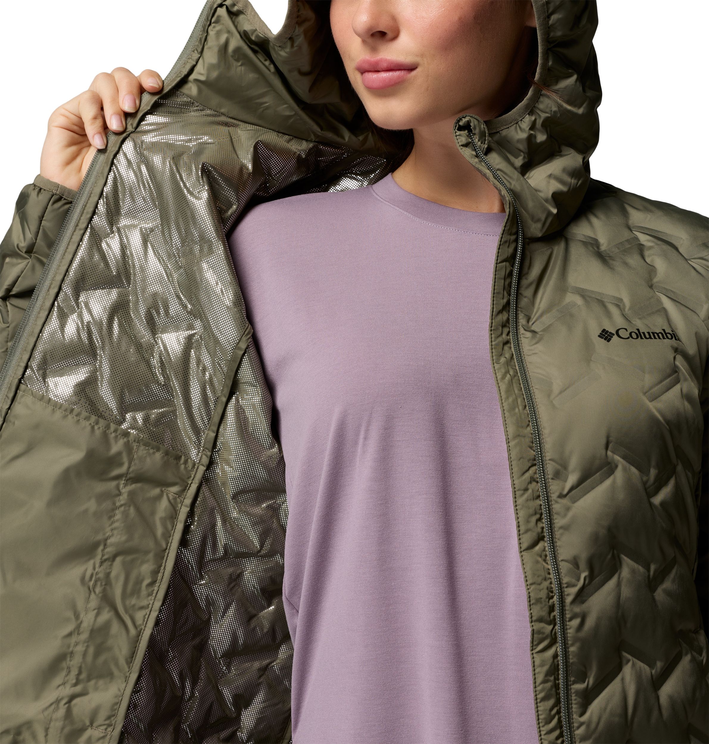 Columbia Women's Delta Ridge II Long Down Jacket