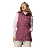Doudoune longue isolée et thermoréfléchissante Omni-Shield™ résistante à l'eau et Omni-Heat™ pour femme, Heavenly, Columbia Front_Flat