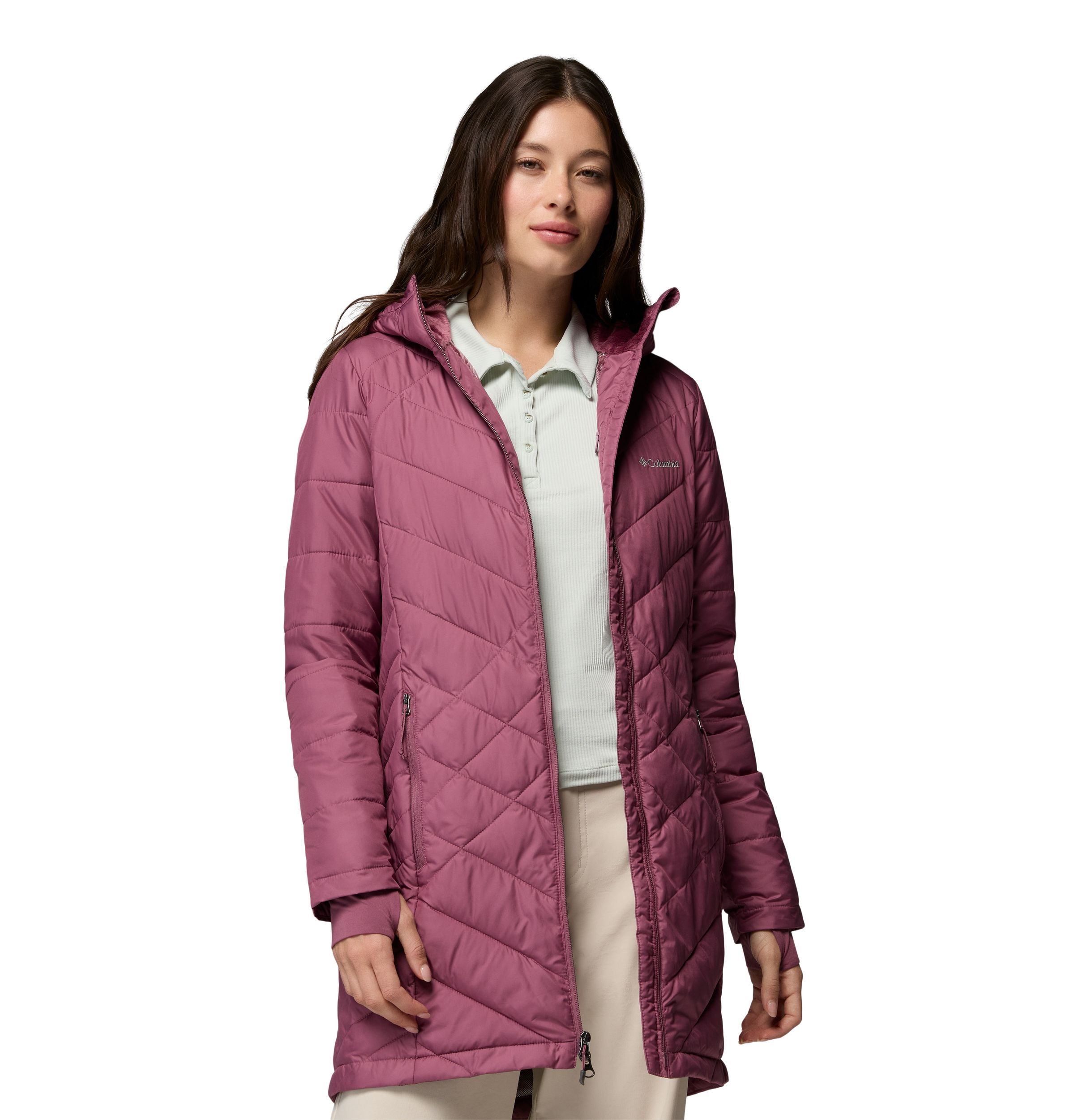 Columbia Women's Heavenly Long Hooded Jacket