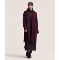 Denver Hayes Women's Button-Up Bouclé Long Jacket