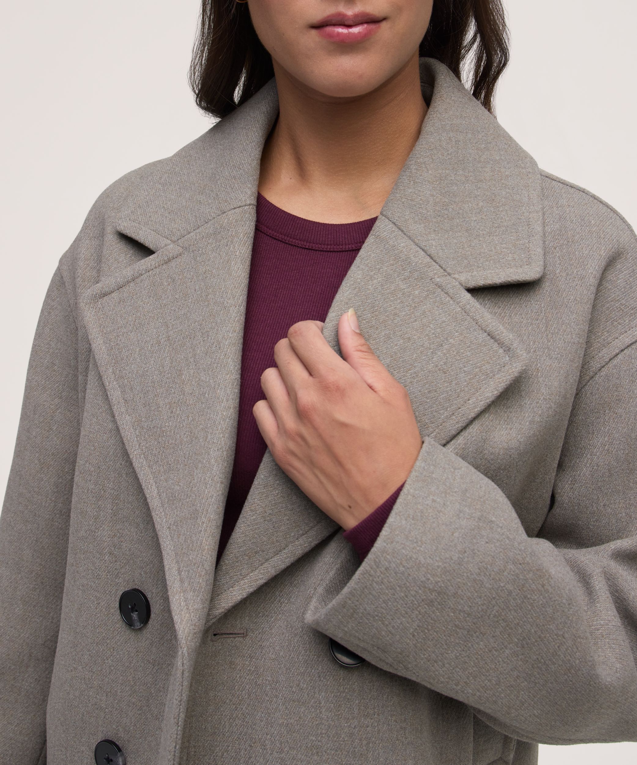 Denver Hayes Women's Faux Wool Short Jacket