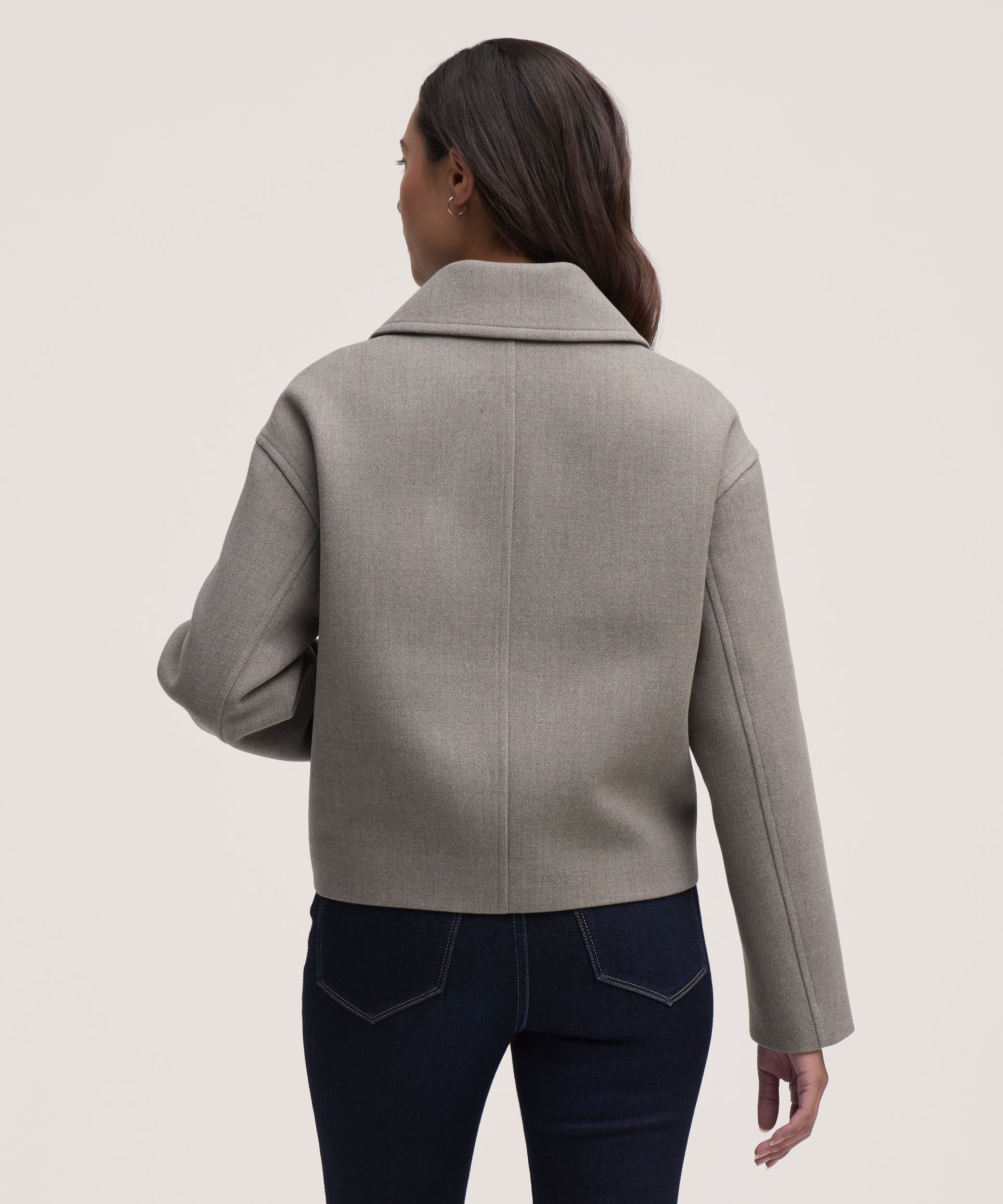 Denver Hayes Women's Faux Wool Short Jacket