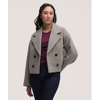 Veste courte en fausse laine pour femmes, Denver Hayes