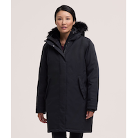 Denver Hayes Women's T-Max® Fur Trim Hooded Lux Parka