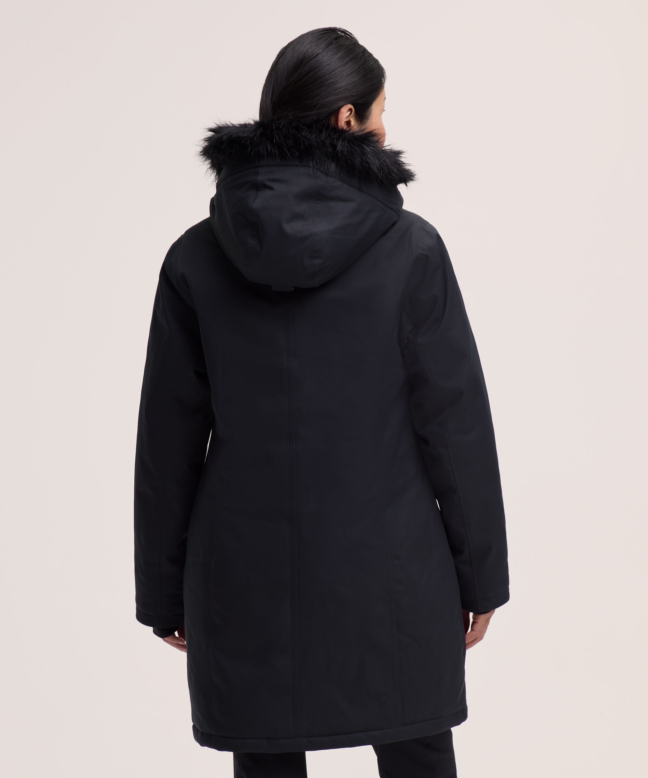 Denver Hayes Women's T-Max® Fur Trim Hooded Lux Parka