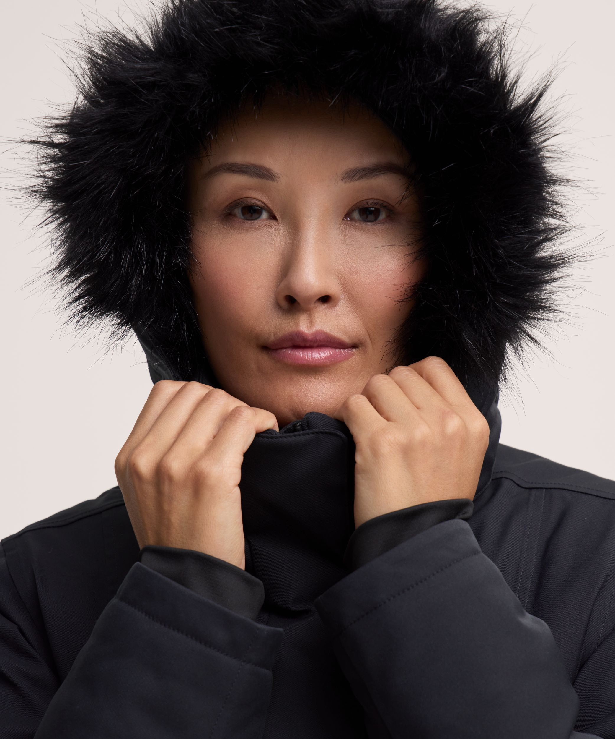 Denver Hayes Women's T-Max® Fur Trim Hooded Lux Parka