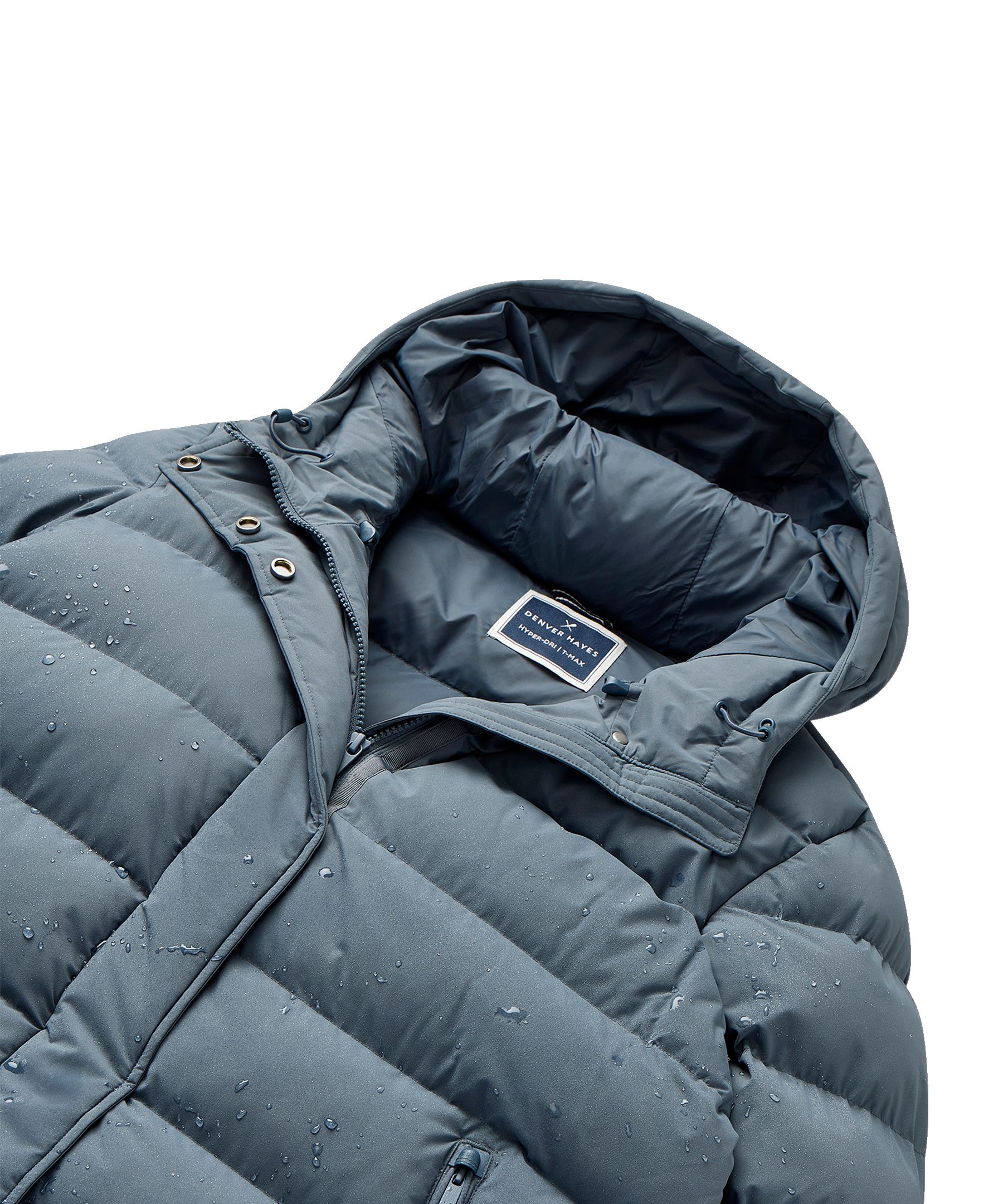 Denver Hayes Women's Hyper-Dri® HD1 Water Repellent Breathable T-Max® Insulated Long Puffer Jacket