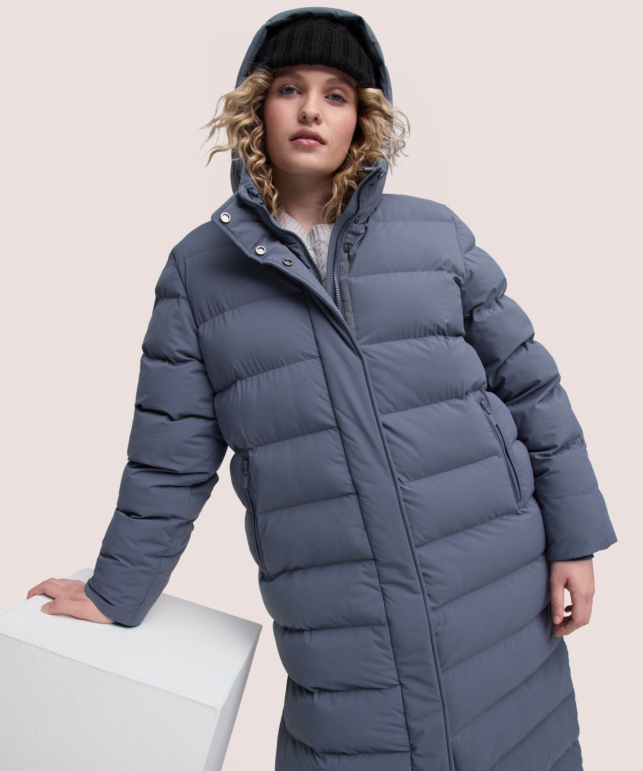 Veste longue bouffante Hyper-DriMD&nbsp;HD1 hydrofuge/perméable à l’air à isolant T-Max pour femmes, Denver Hayes