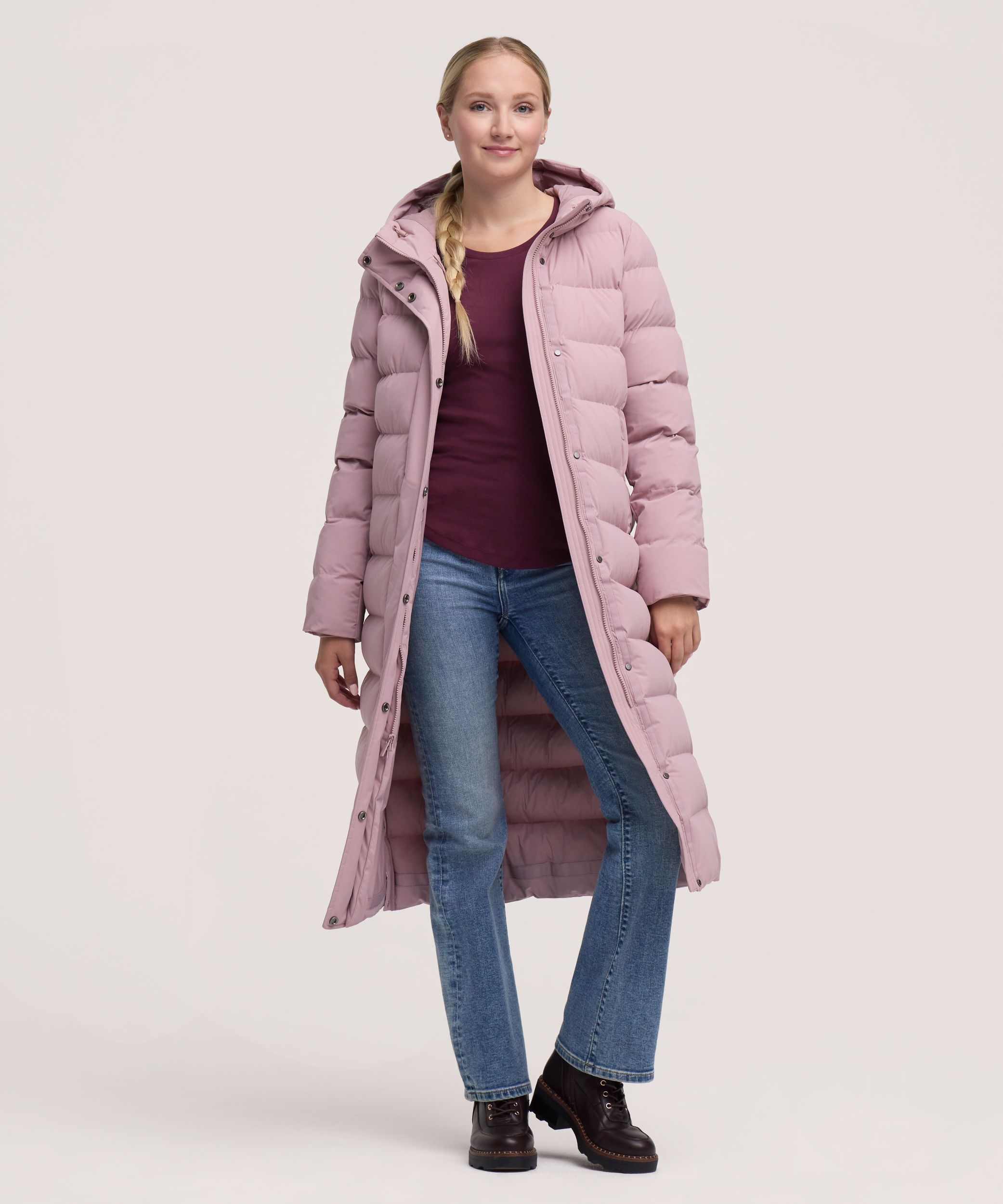 Veste longue bouffante Hyper-DriMD&nbsp;HD1 hydrofuge/perméable à l’air à isolant T-Max pour femmes, Denver Hayes