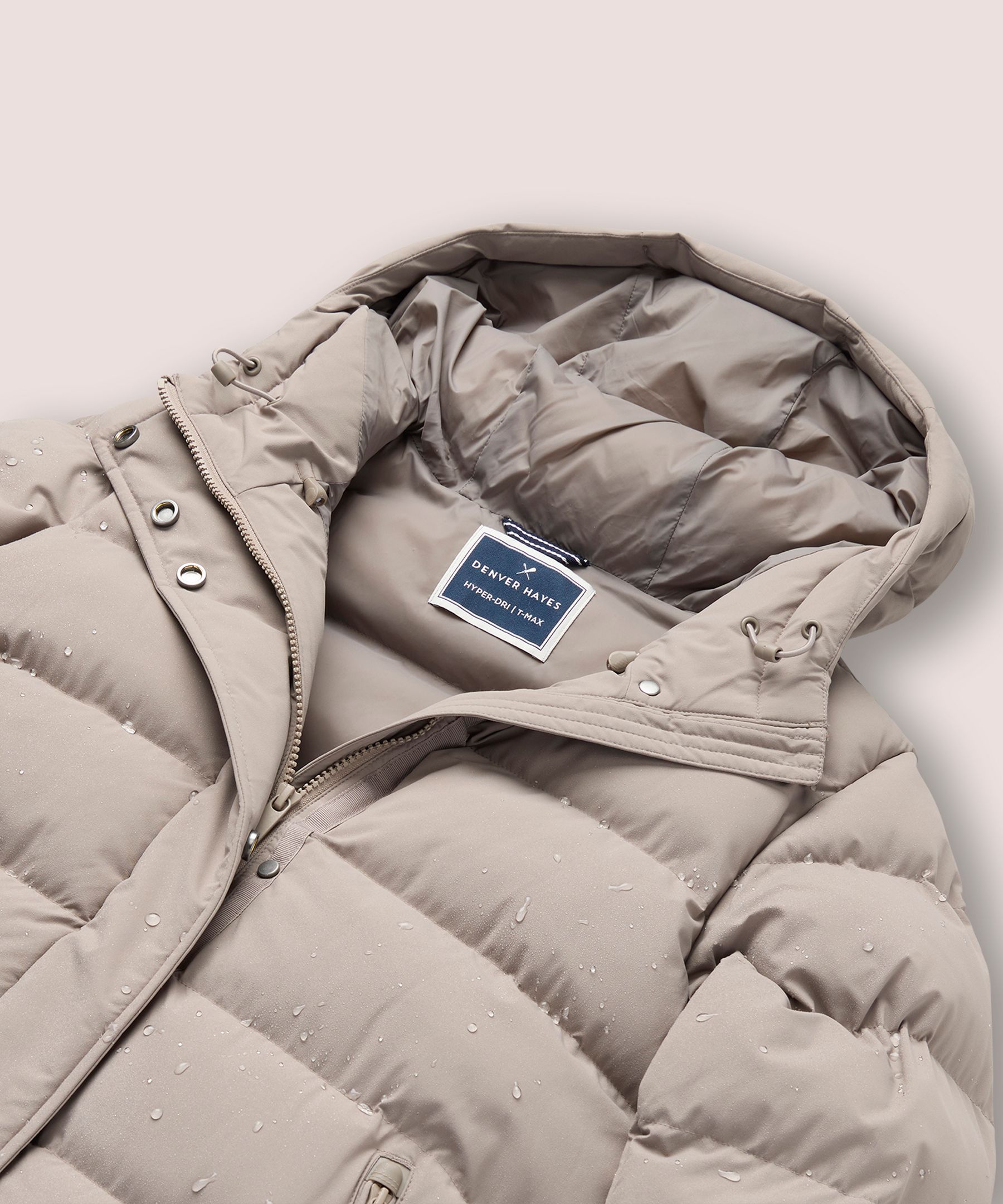 Denver Hayes Women's Hyper-Dri® HD1 Water Repellent Breathable T-Max® Insulated Long Puffy Jacket