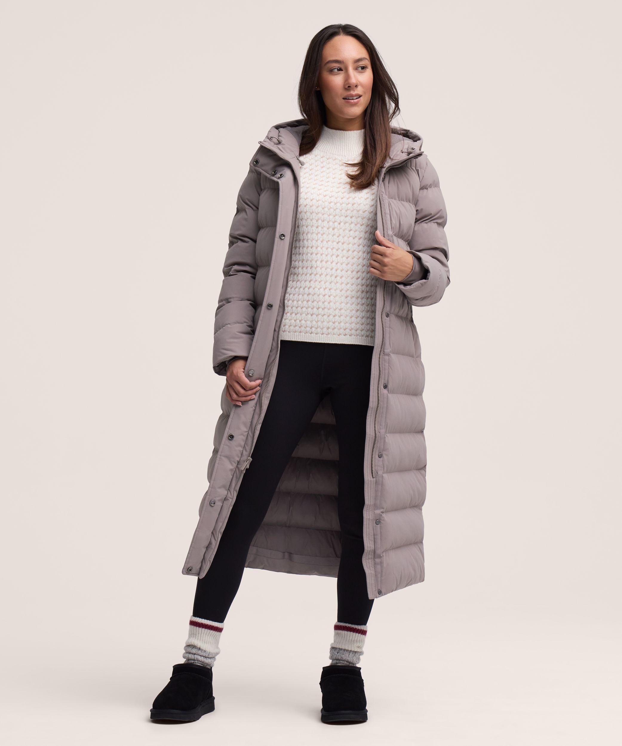 Denver Hayes Women's Hyper-Dri® HD1 Water Repellent Breathable T-Max® Insulated Long Puffy Jacket