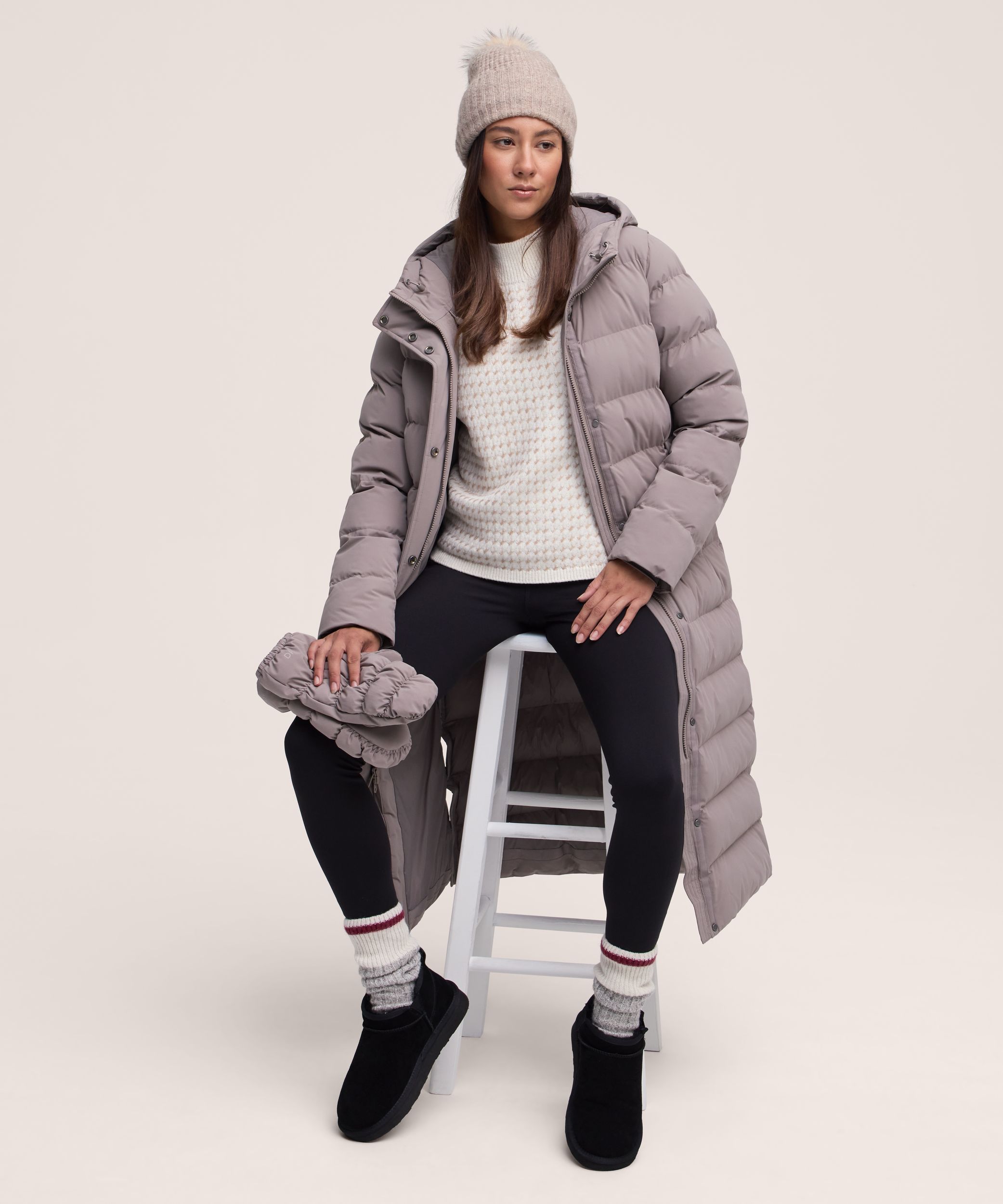 Denver Hayes Women's Hyper-Dri® HD1 Water Repellent Breathable T-Max® Insulated Long Puffy Jacket