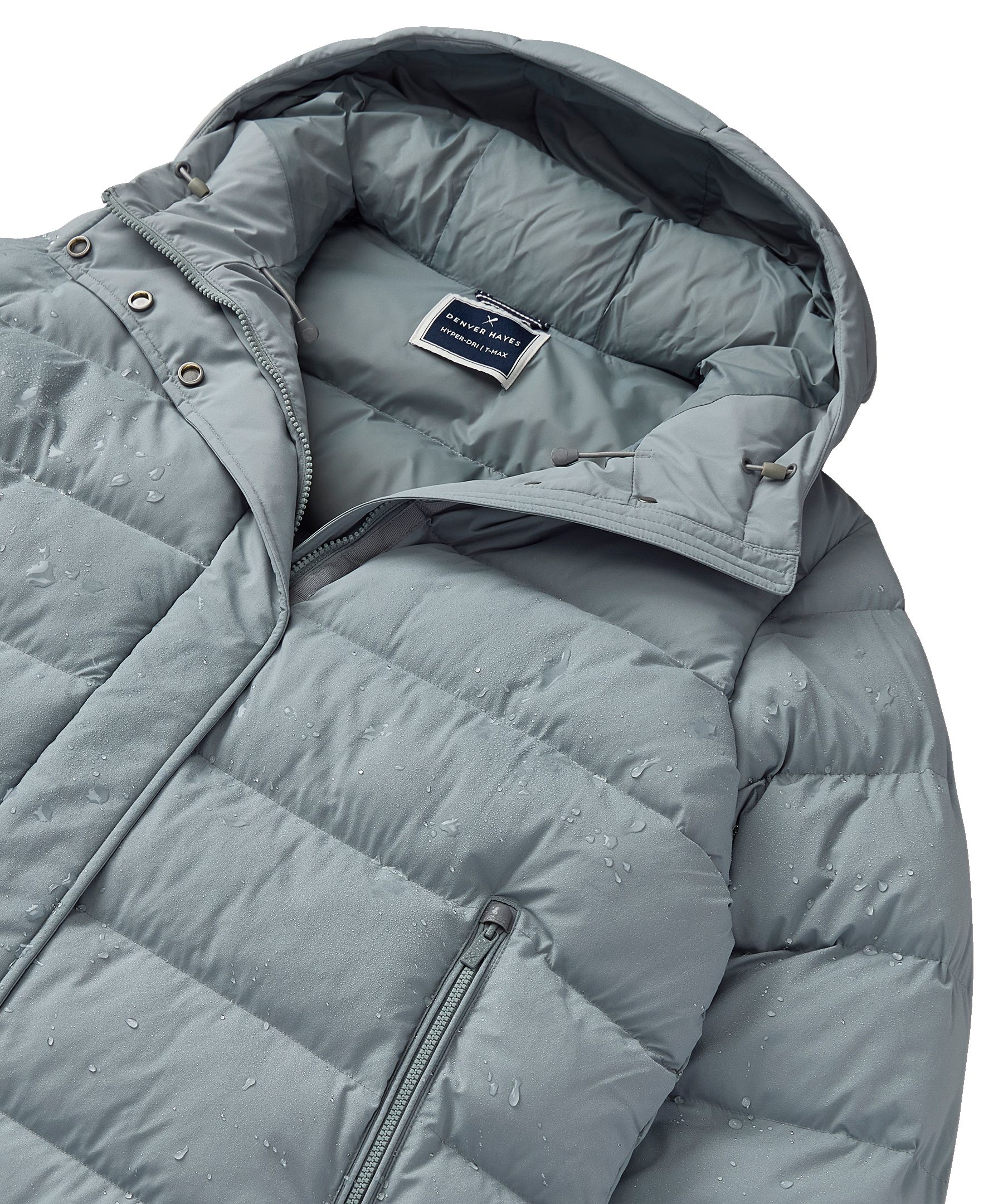 Denver Hayes Women's Hyper-Dri® HD1 Water Repellent Breathable T-Max® Insulated Mid Length Puffy Jacket