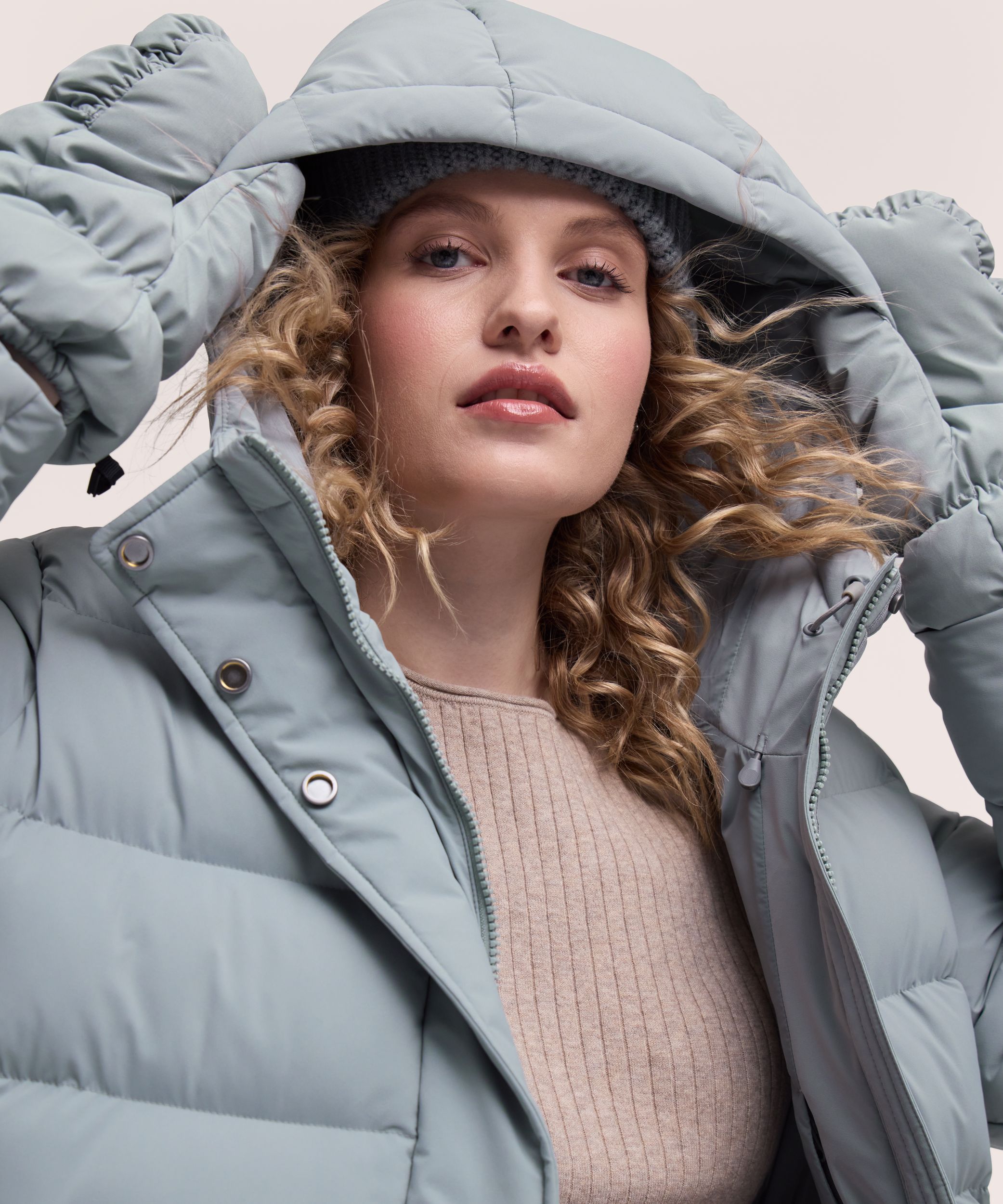 Denver Hayes Women's Hyper-Dri® HD1 Water Repellent Breathable T-Max® Insulated Mid Length Puffy Jacket