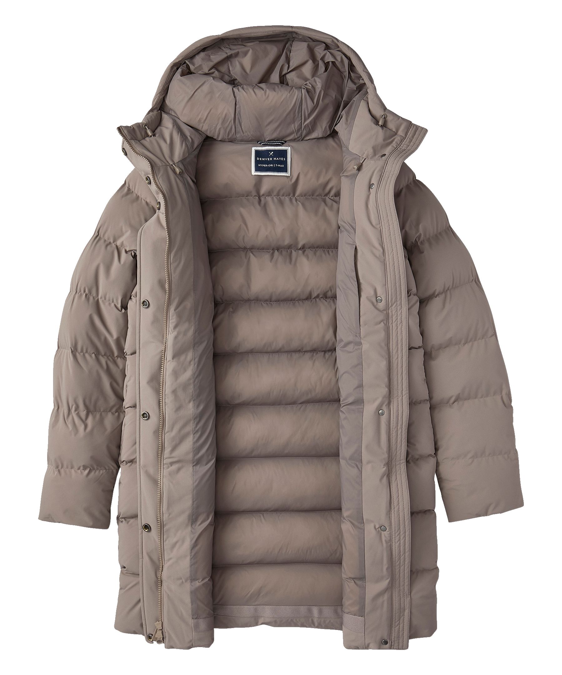 Denver Hayes Women's Hyper-Dri® HD1 Water Repellent Breathable T-Max® Insulated Mid Length Puffy Jacket