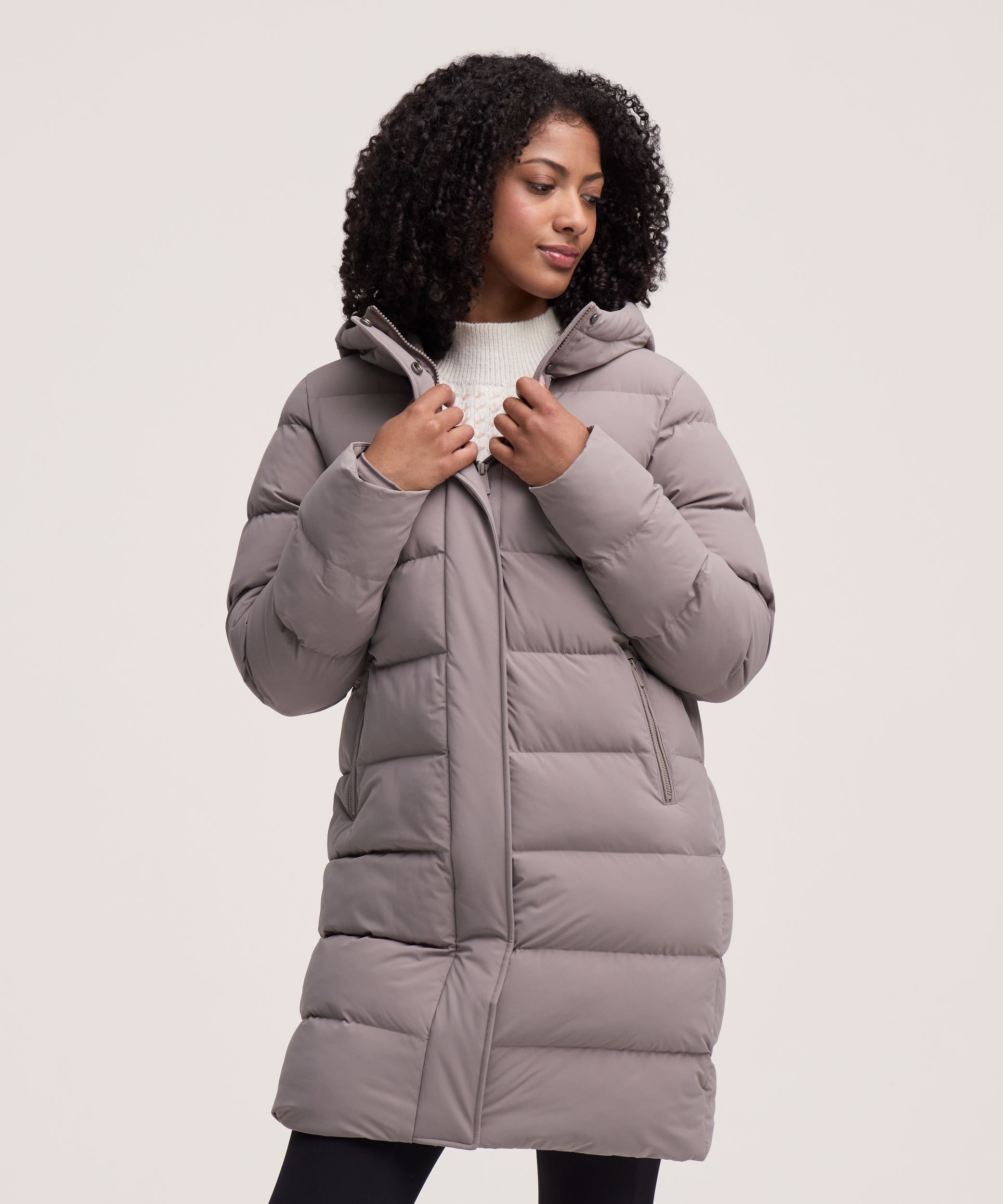 Denver Hayes Women's Hyper-Dri® HD1 Water Repellent Breathable T-Max® Insulated Mid Length Puffy Jacket