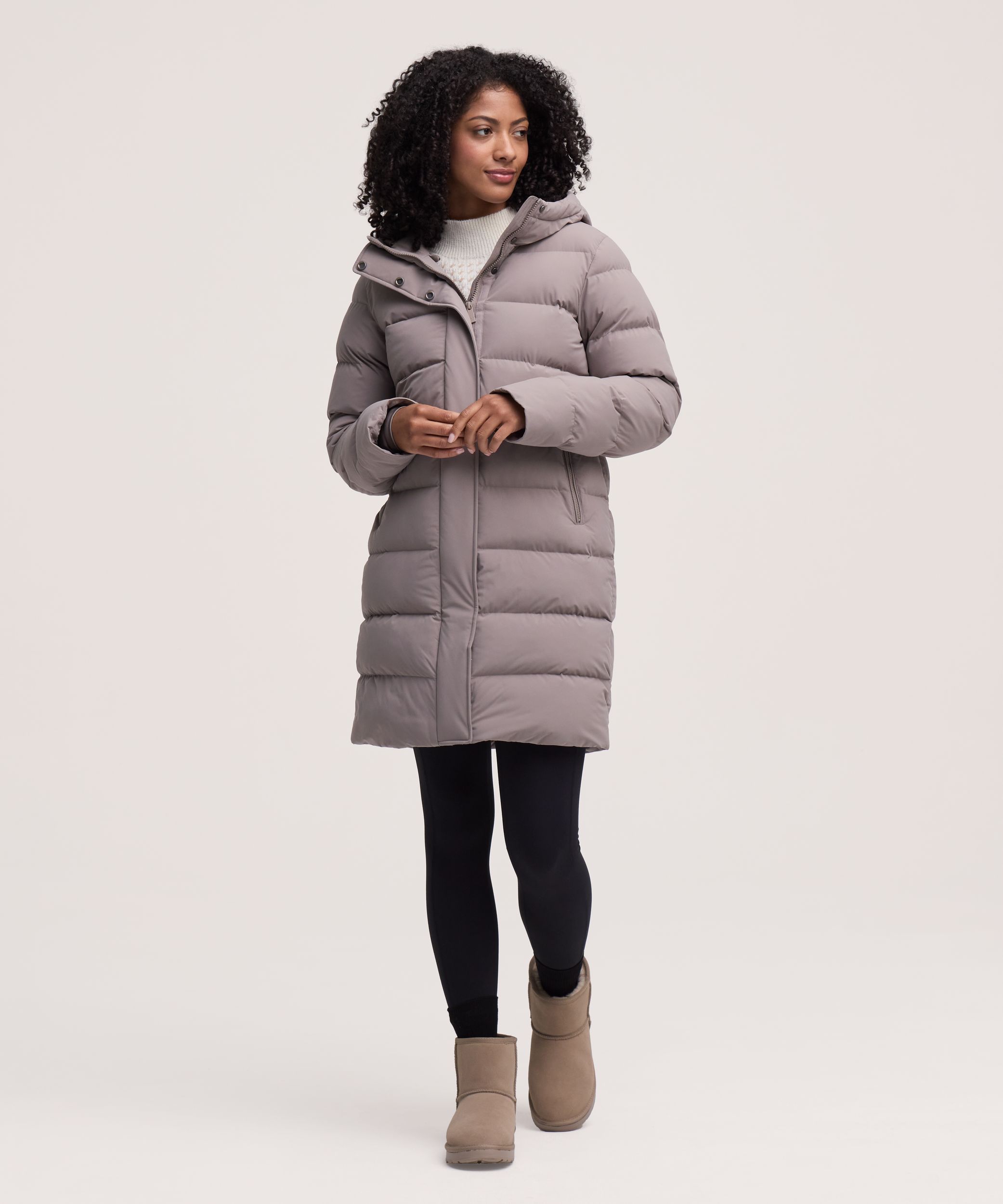 Denver Hayes Women's Hyper-Dri® HD1 Water Repellent Breathable T-Max® Insulated Mid Length Puffy Jacket