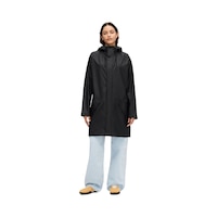 Kombi Women's Drizzle Long Rain Jacket Front_Flat