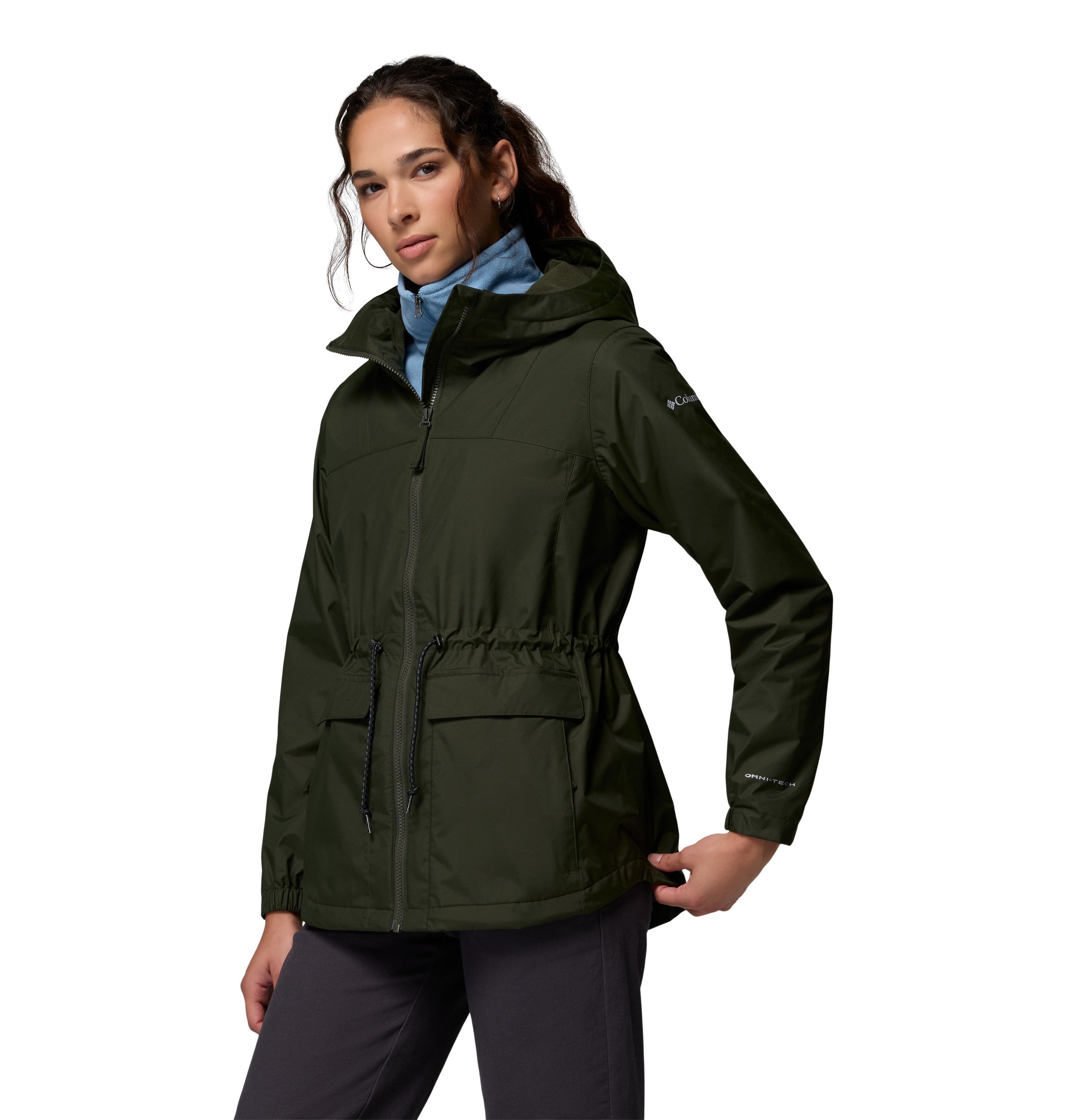 Columbia Women's Sweet Creek II Fleece Lined Omni-Tech Lined Rain Jacket