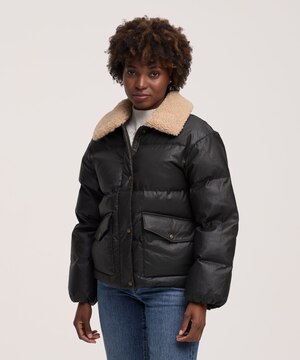 Veste bouffante décontractée en coton ciré pour femmes, Levi’s